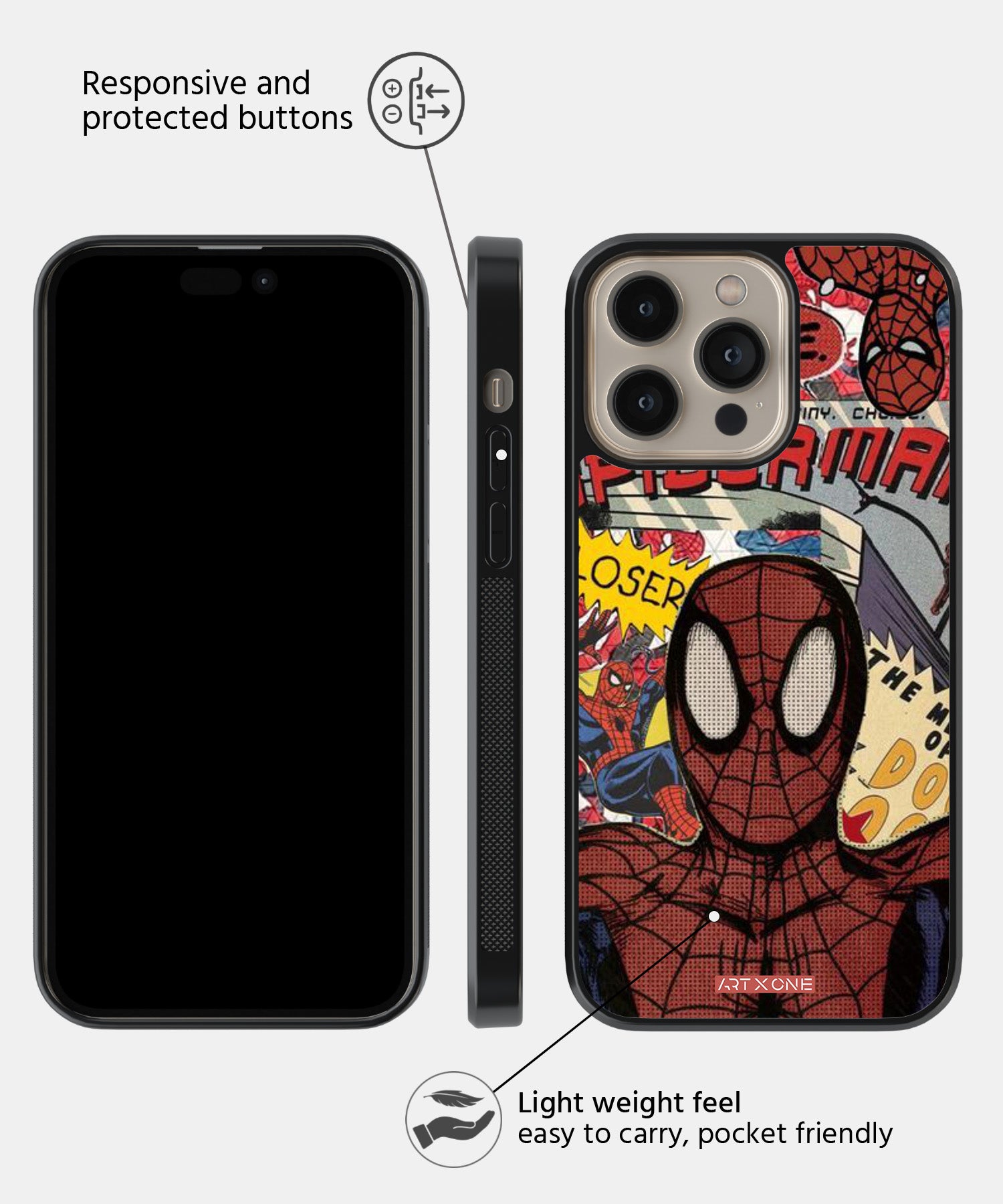 Friendly Spiderman Mobile Back Cover