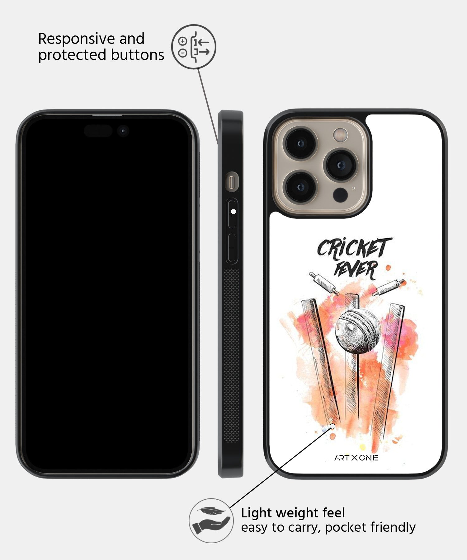 Cricket Fever Mobile Back Cover