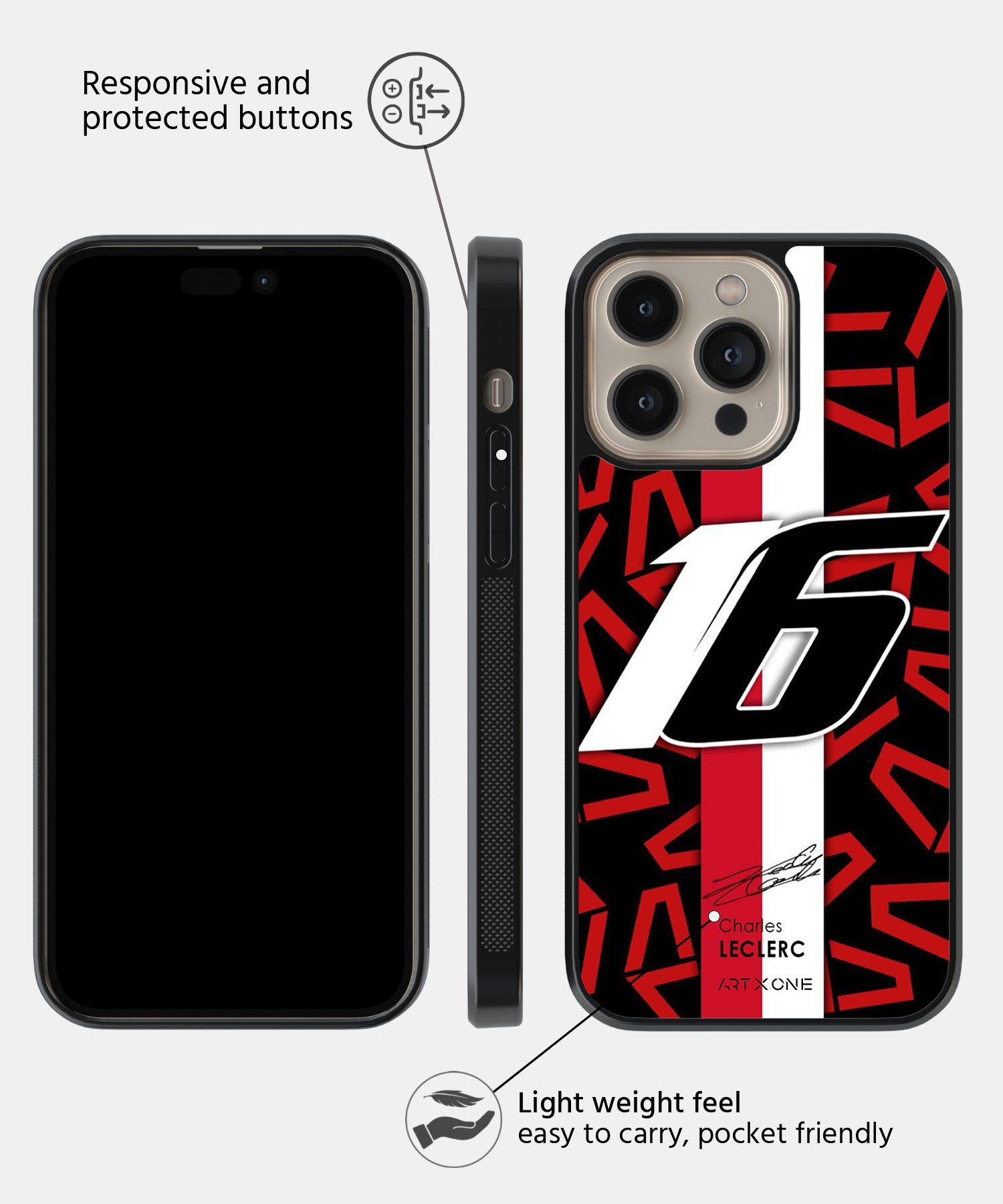 Number 16 Mobile Back Cover