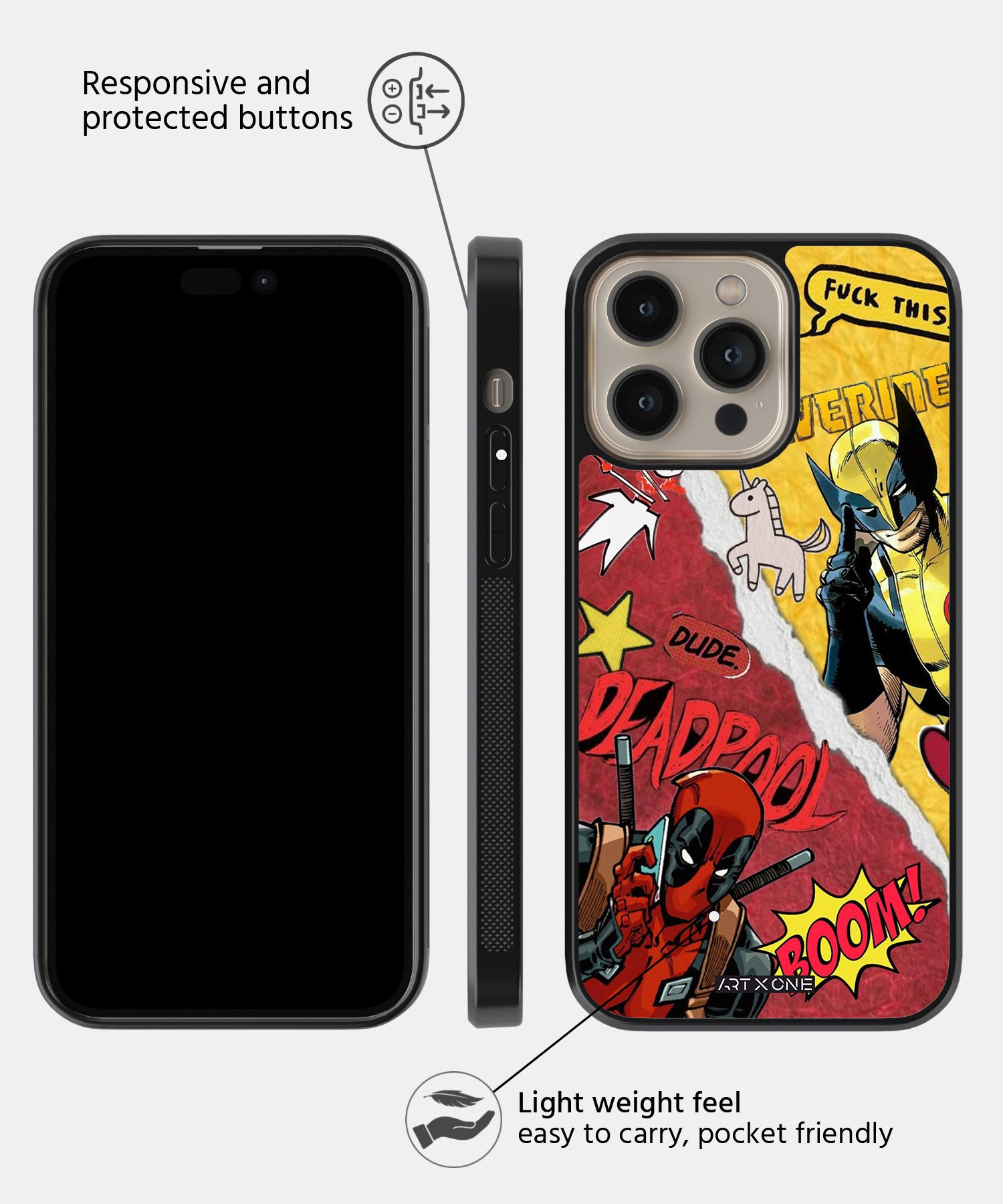 Deadpool Wolverine Mobile Back Cover