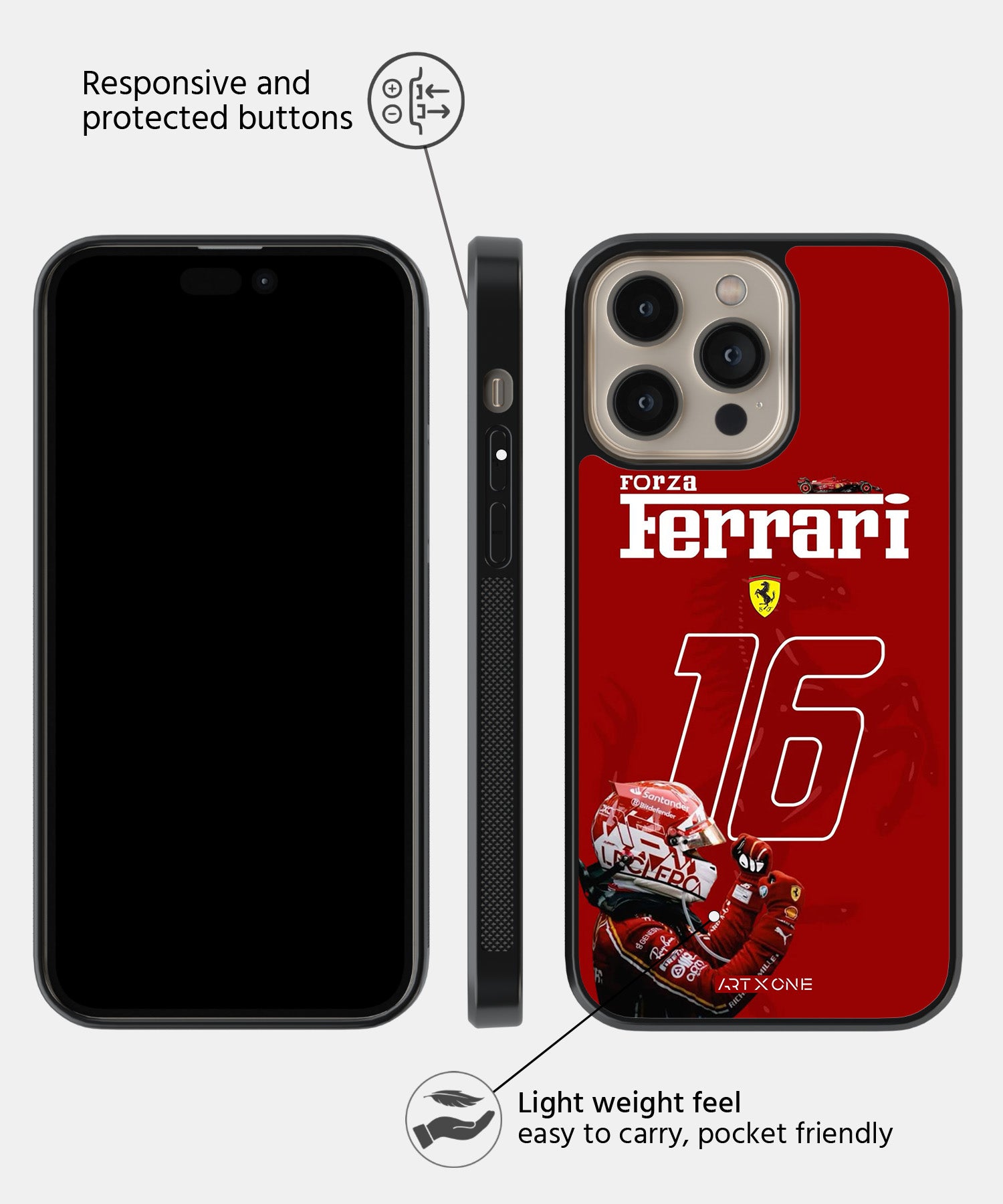 16 Ferrari Mobile Back Cover