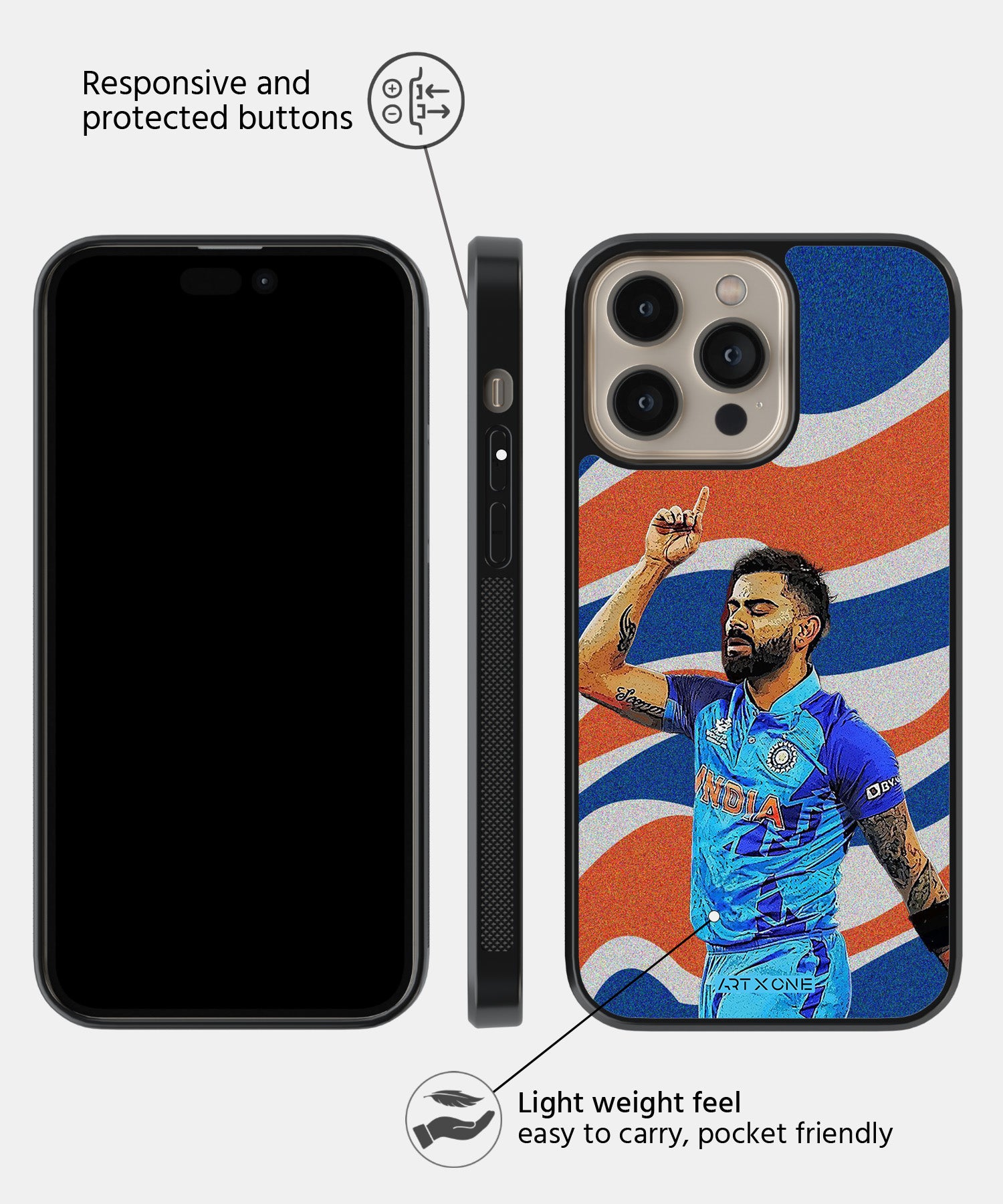 Gods Plan Virat Kholi Mobile Back Cover