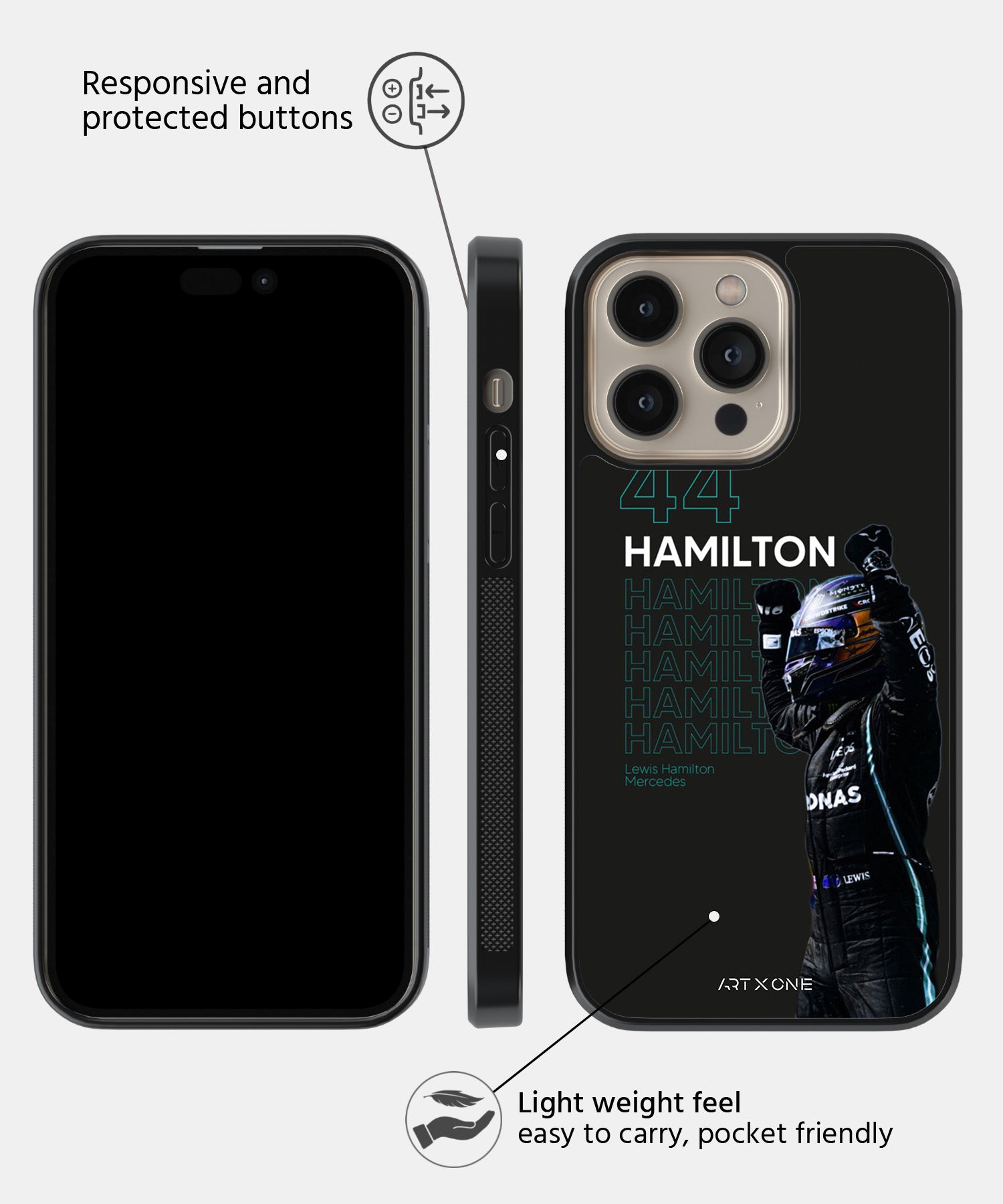 44 Hamilton Mobile Back Cover