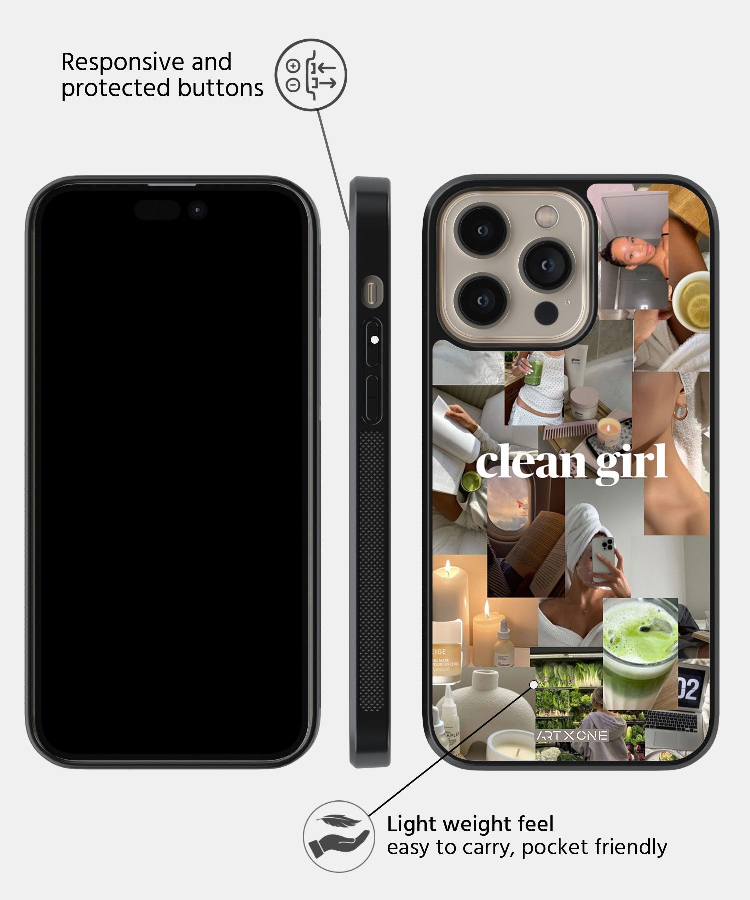 Clean girl Mobile Back Cover
