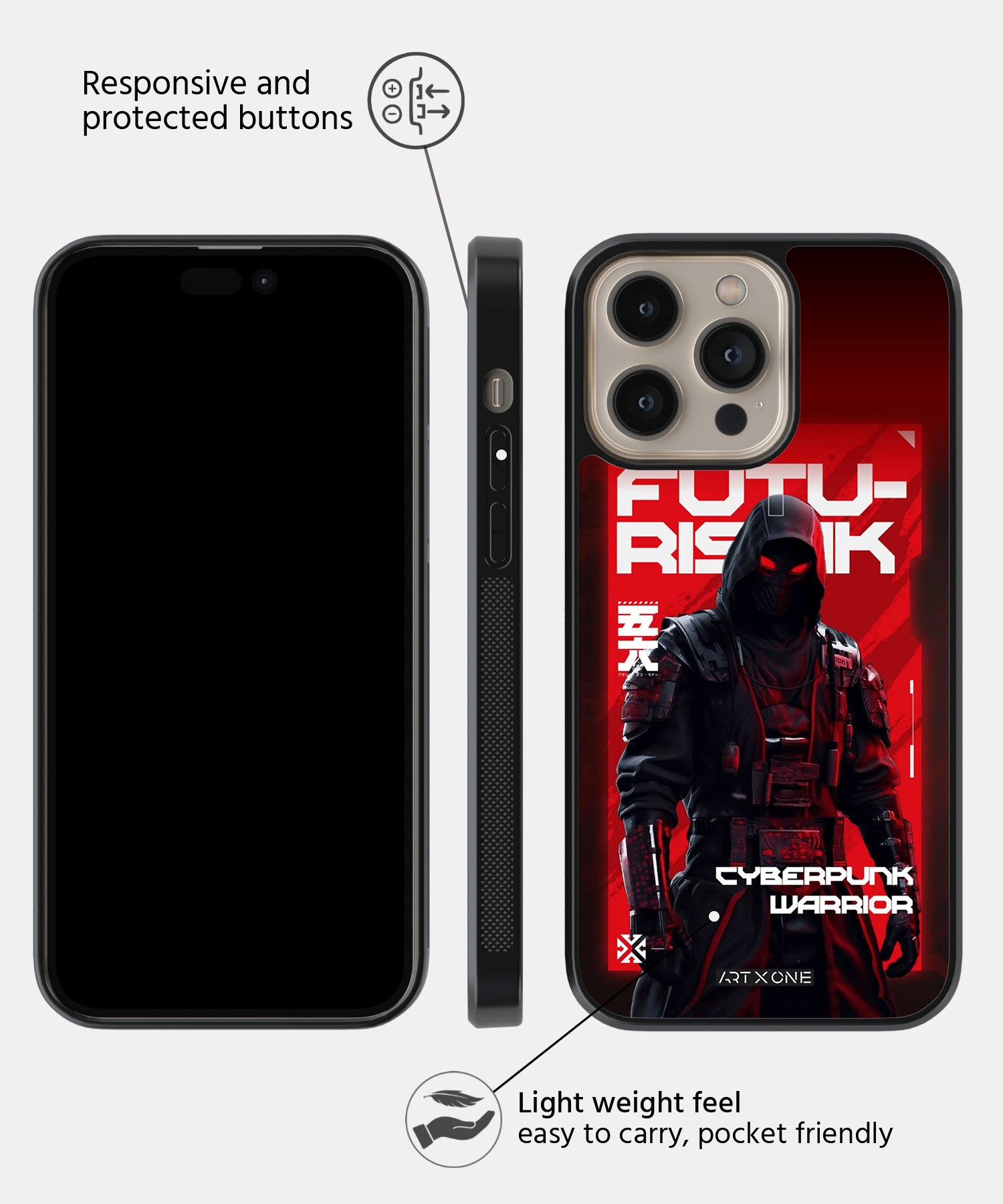 Cyberpunk Warrior Mobile Back Cover
