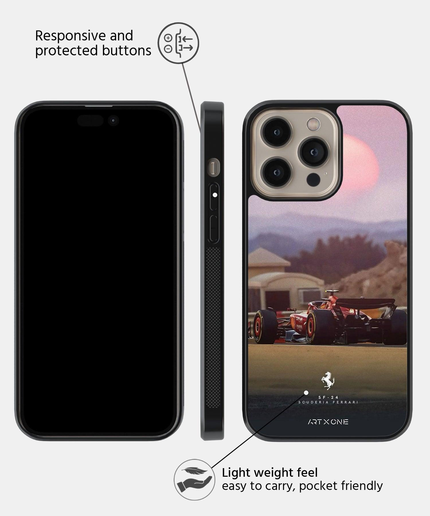 Sunset Showdown Mobile Back Cover