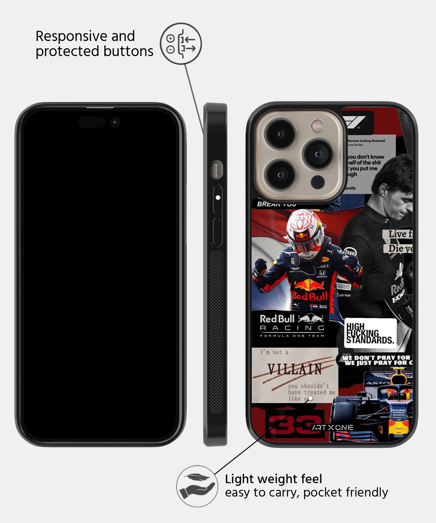 Formula 1 Max Mobile Back Cover