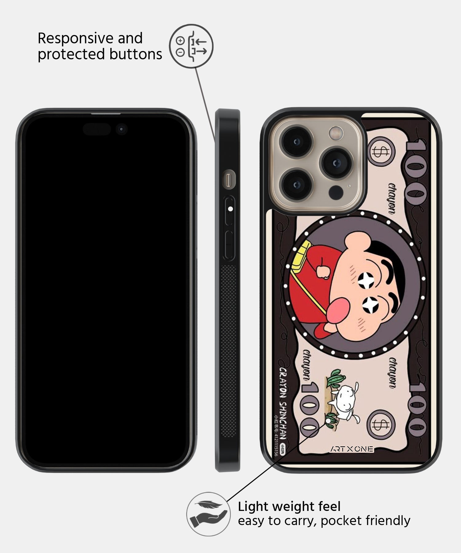 Shin-chan Mobile Back Cover