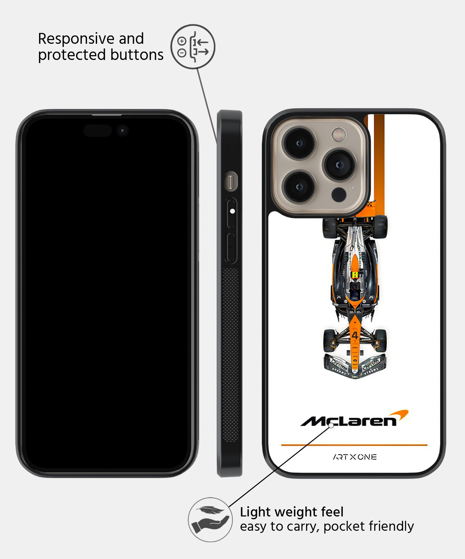 McLaren Team Mobile Back Cover