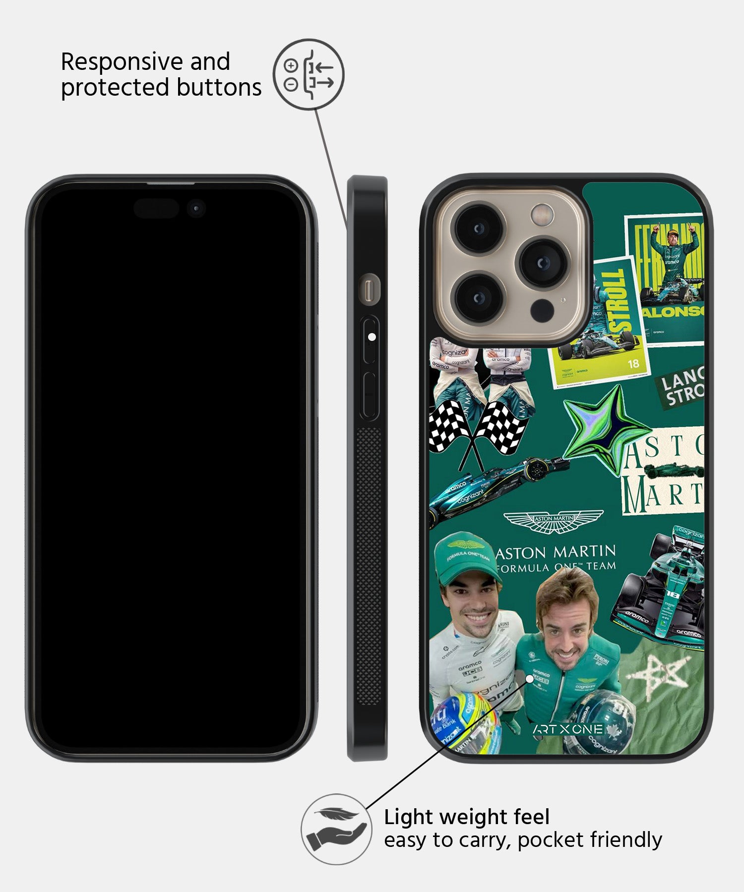 Aston Martin Team Mobile Back Cover
