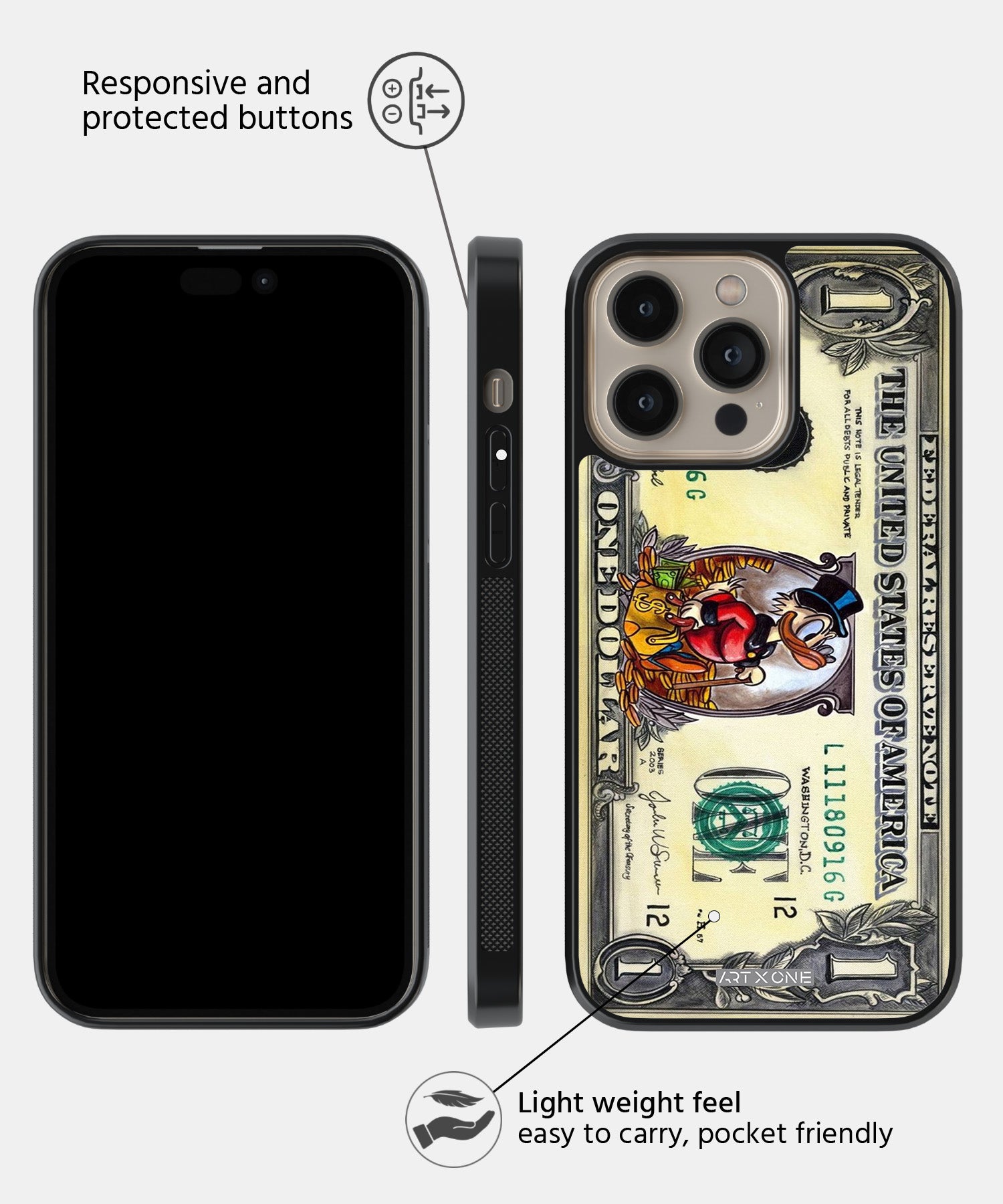 Donald Duck Mobile Back Cover