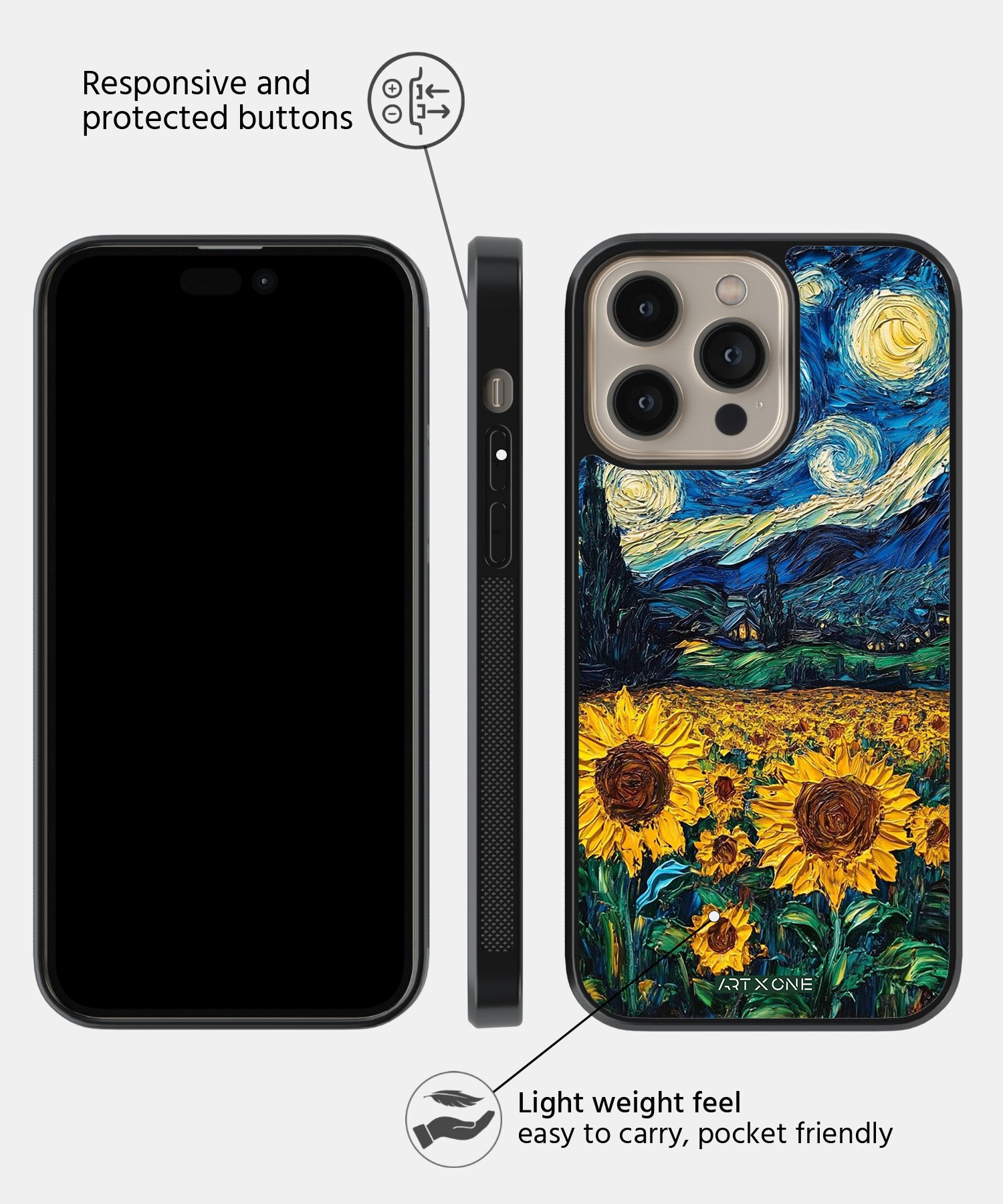 The Flower Night Mobile Back Cover