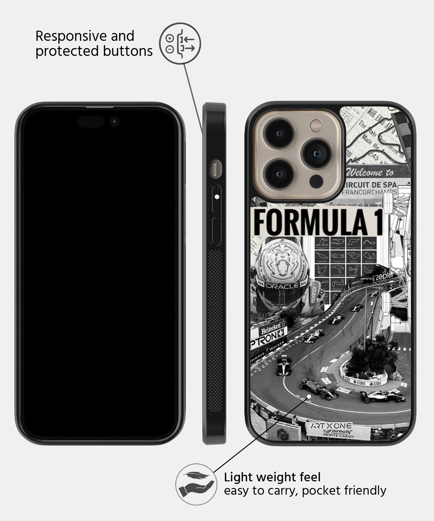 F1 Track Mobile Back Cover