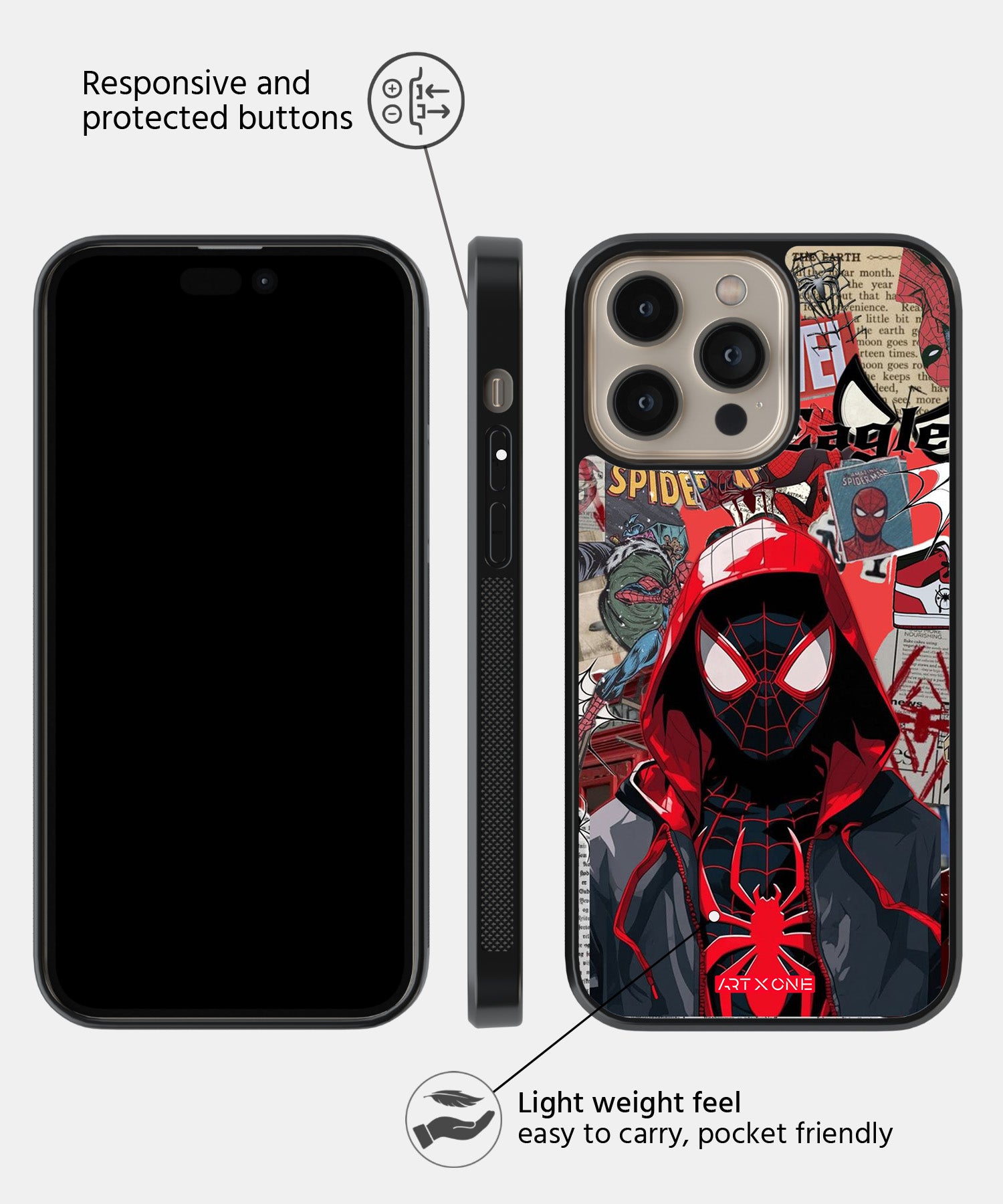 Miles Morales Originals Mobile Back Cover