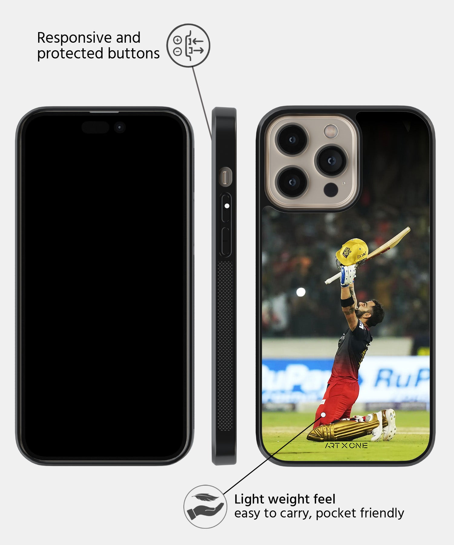 Virat Kohli Mobile Back Cover