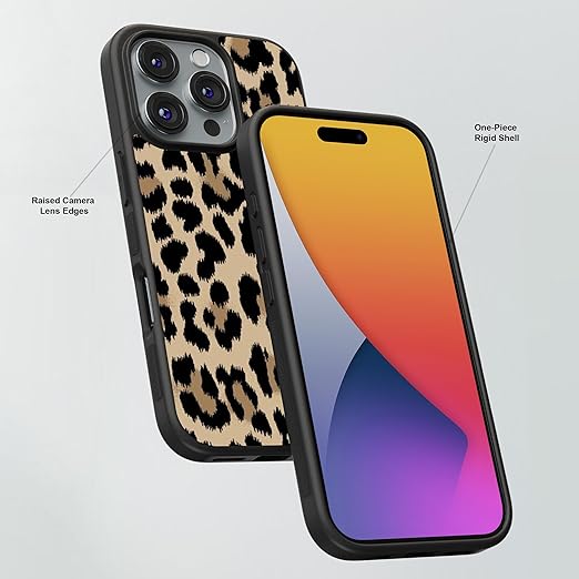 ARTXONE Brown Leopard Skin Printed Case for iPhone 16