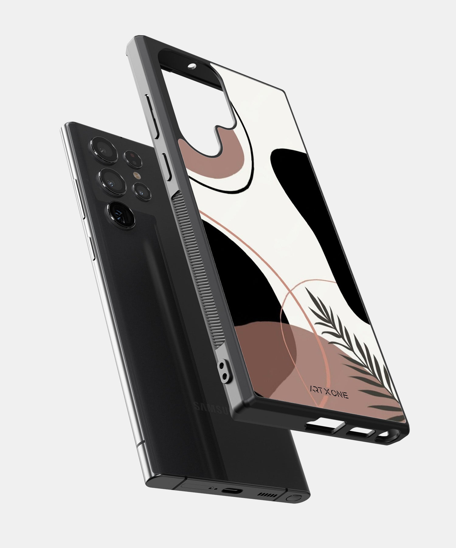 Plain Leaf Abstract Mobile Back Cover