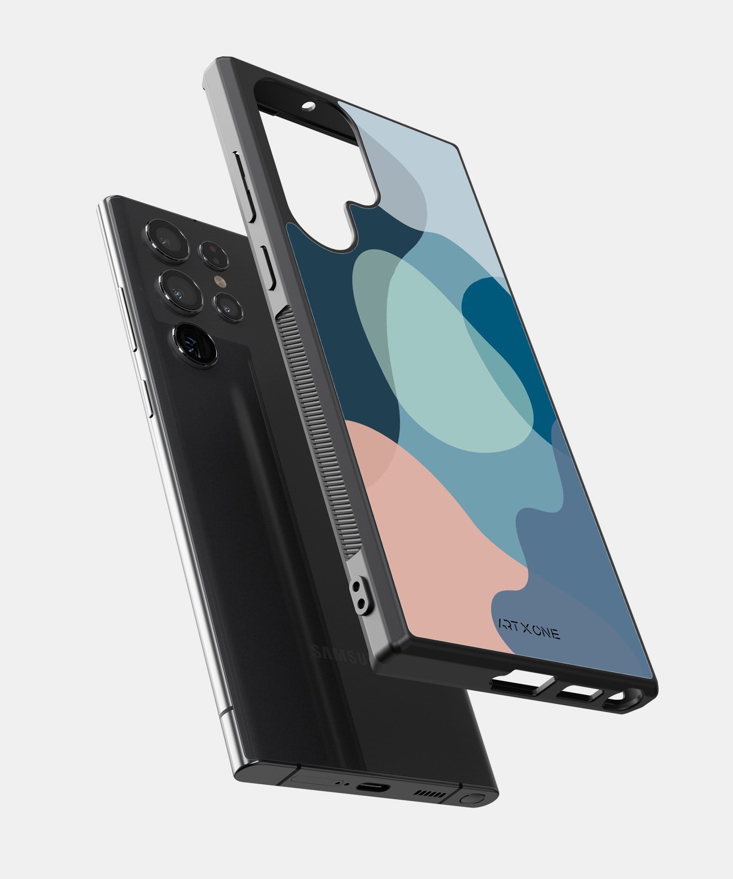 Blue Bubble Abstract Mobile Back Cover
