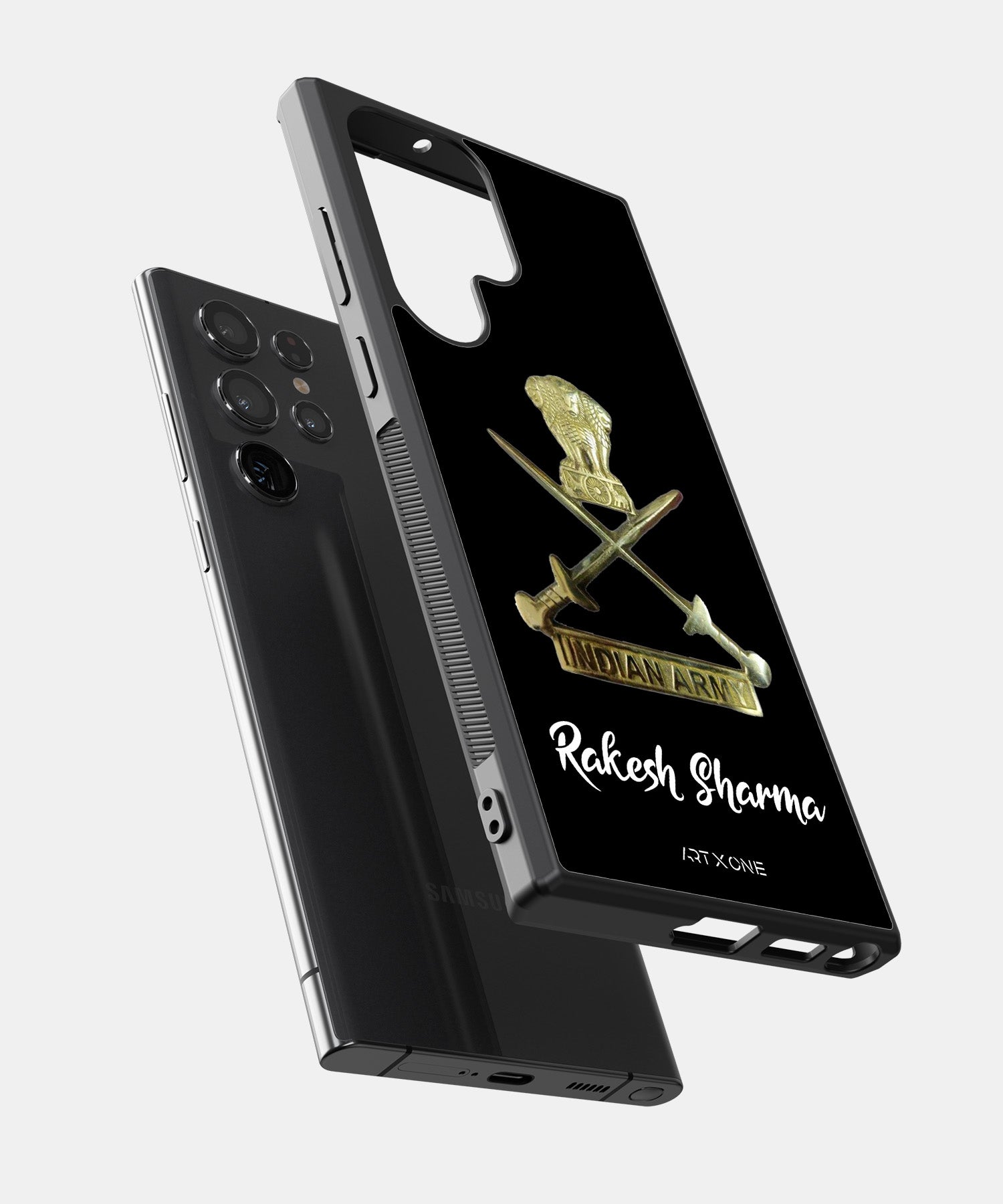 Army logo & Name Mobile Back Cover