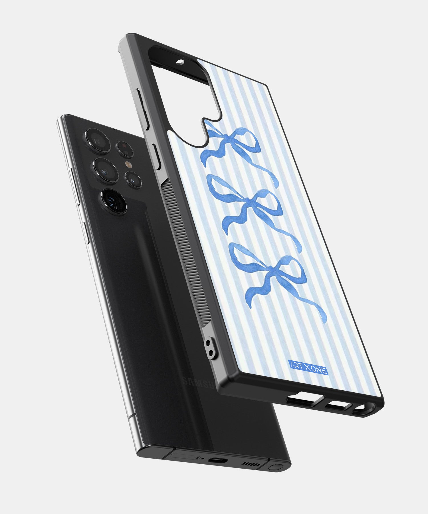 Striped Serenity Mobile Back Cover