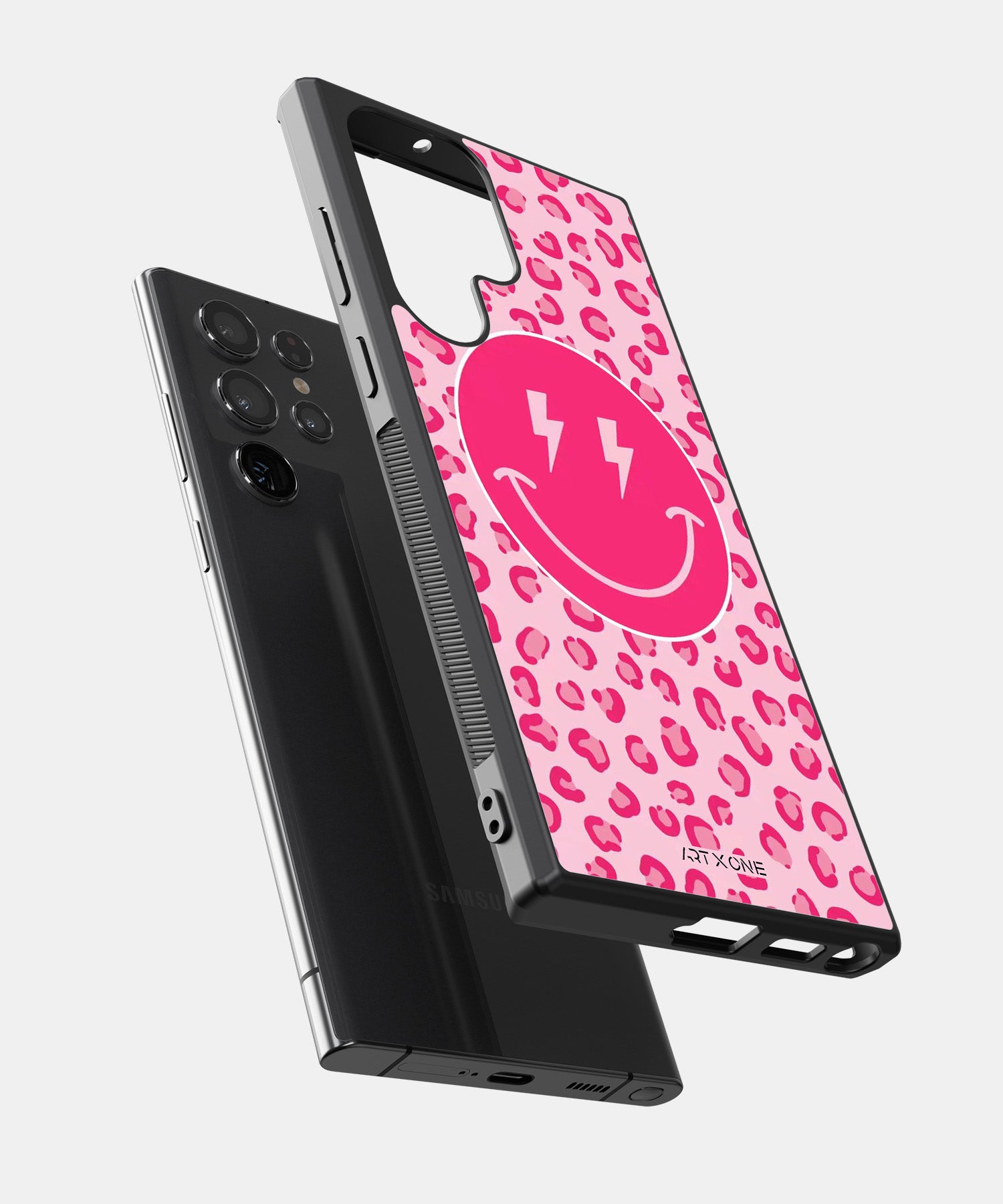 Pink Leopard Smiley