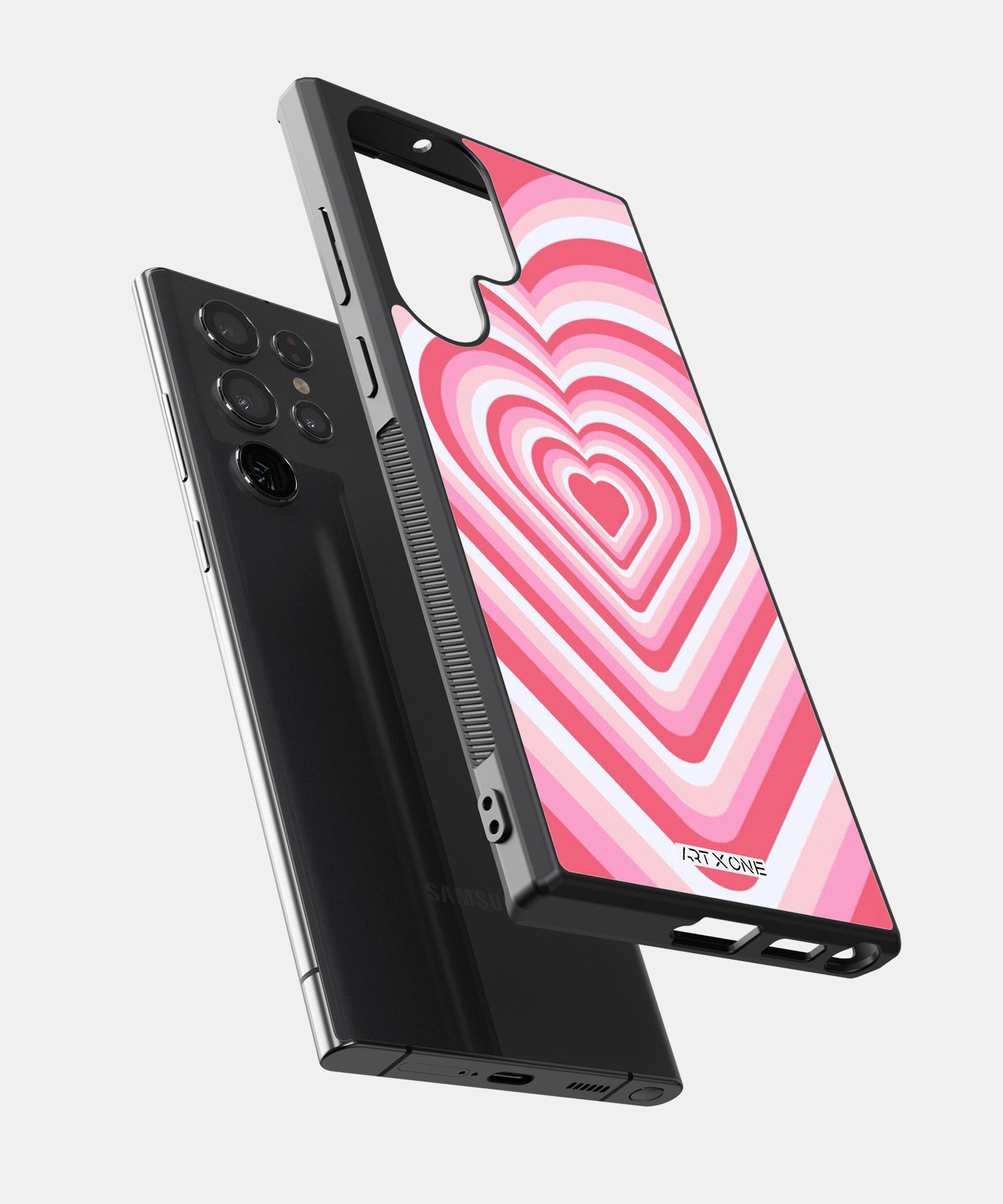 Pink Flare Heart Y2K