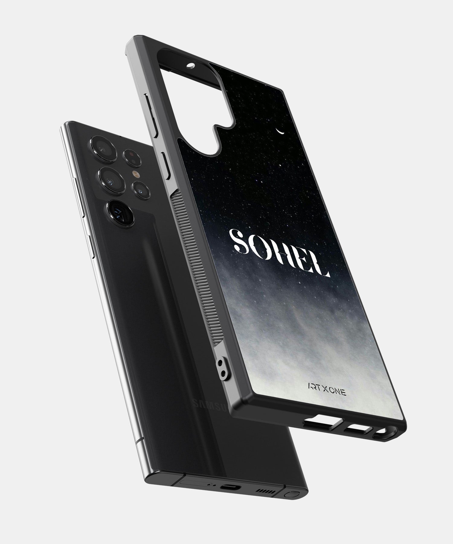 Black Aura Mobile Back Cover
