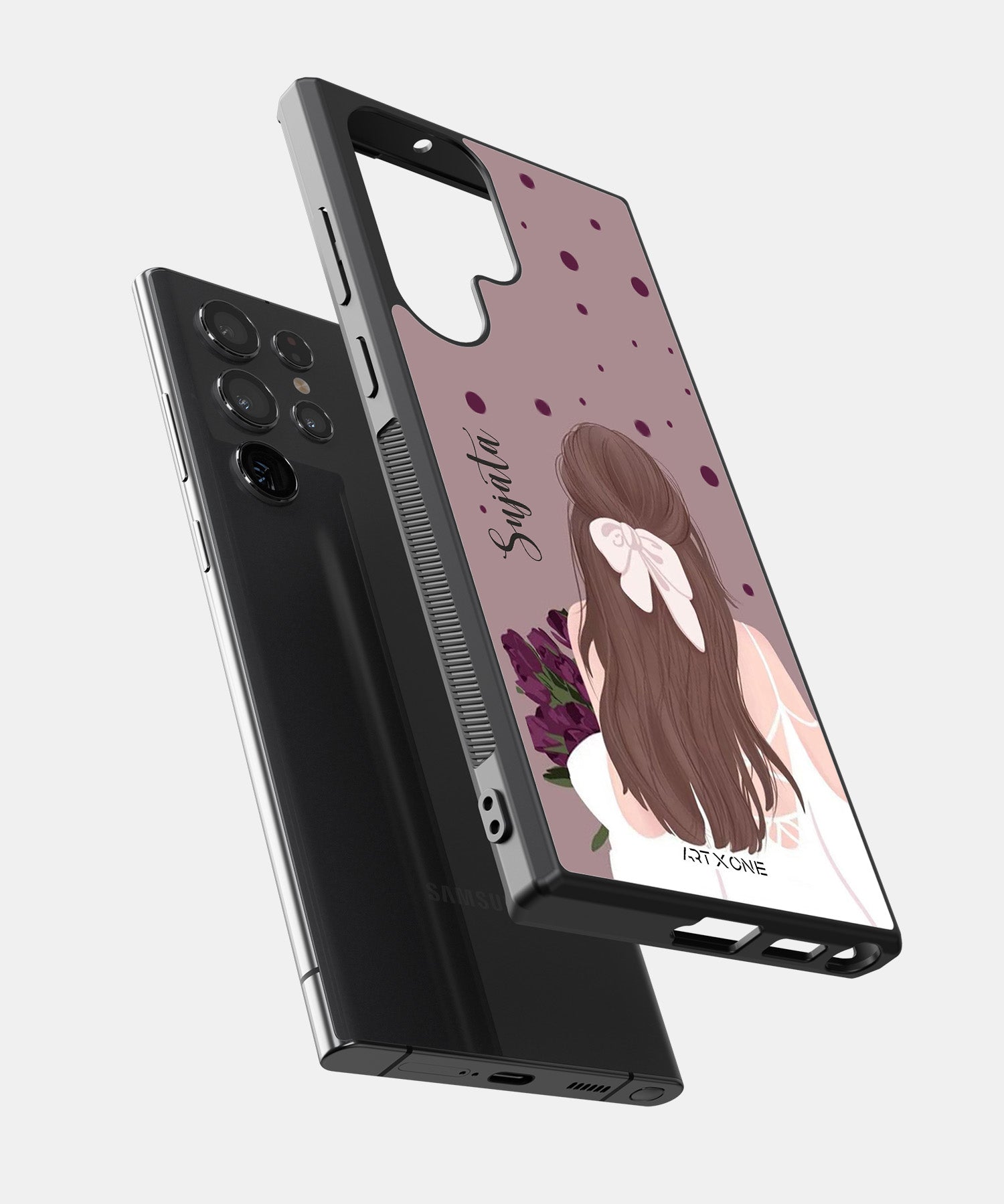 Bright Thinking Girl Mobile Back Cover
