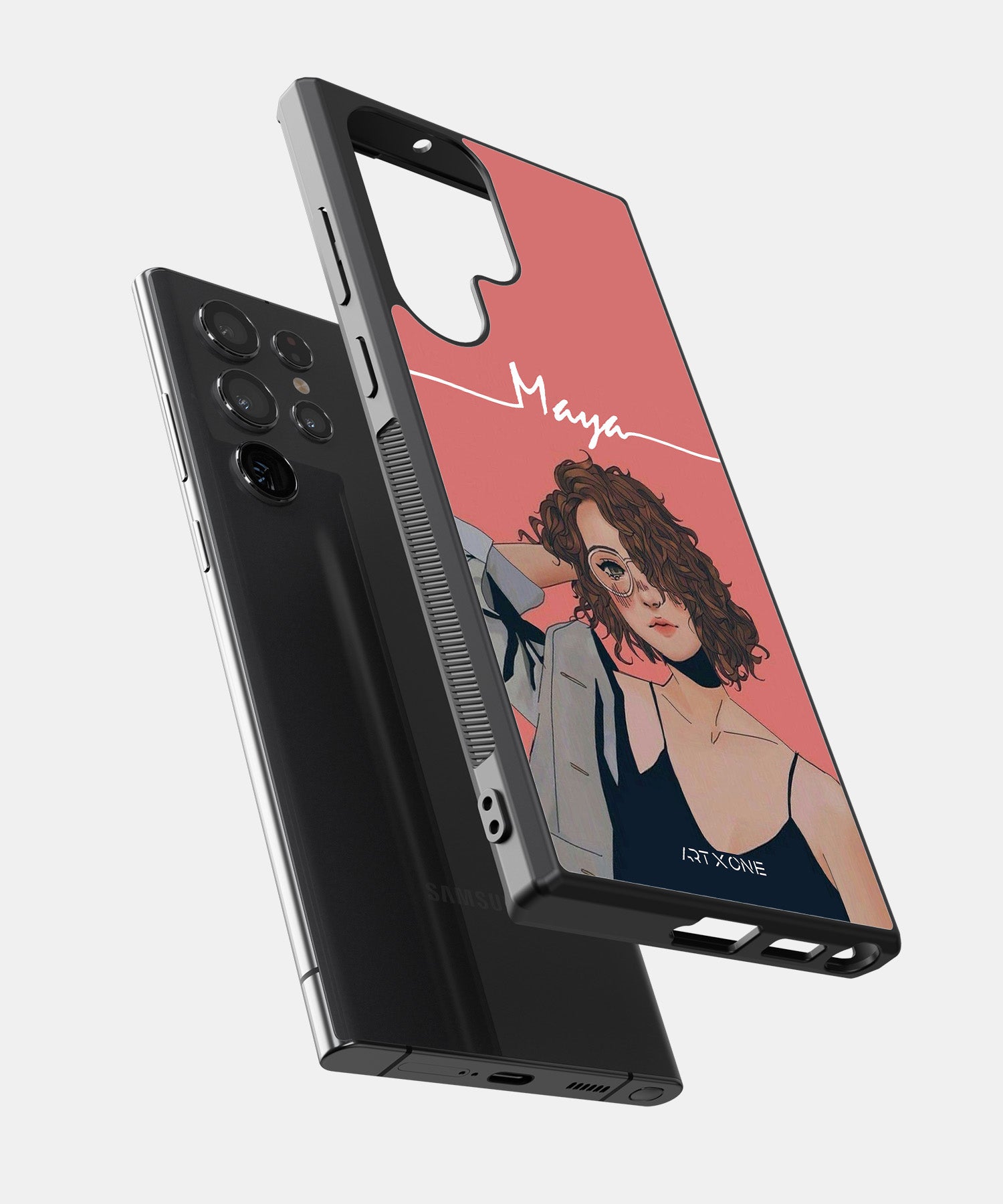 Curly Girl Mobile Back Cover