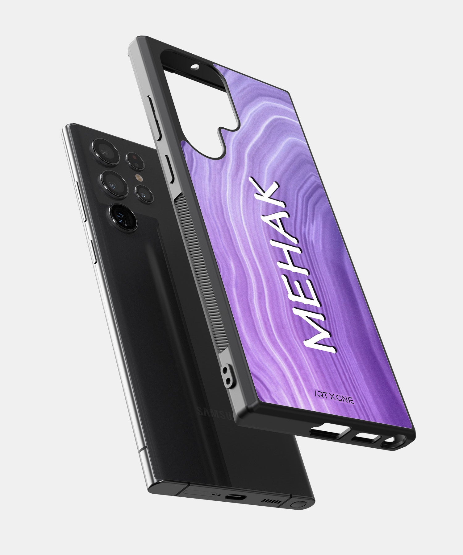 Lavender Agat Mobile Back Cover