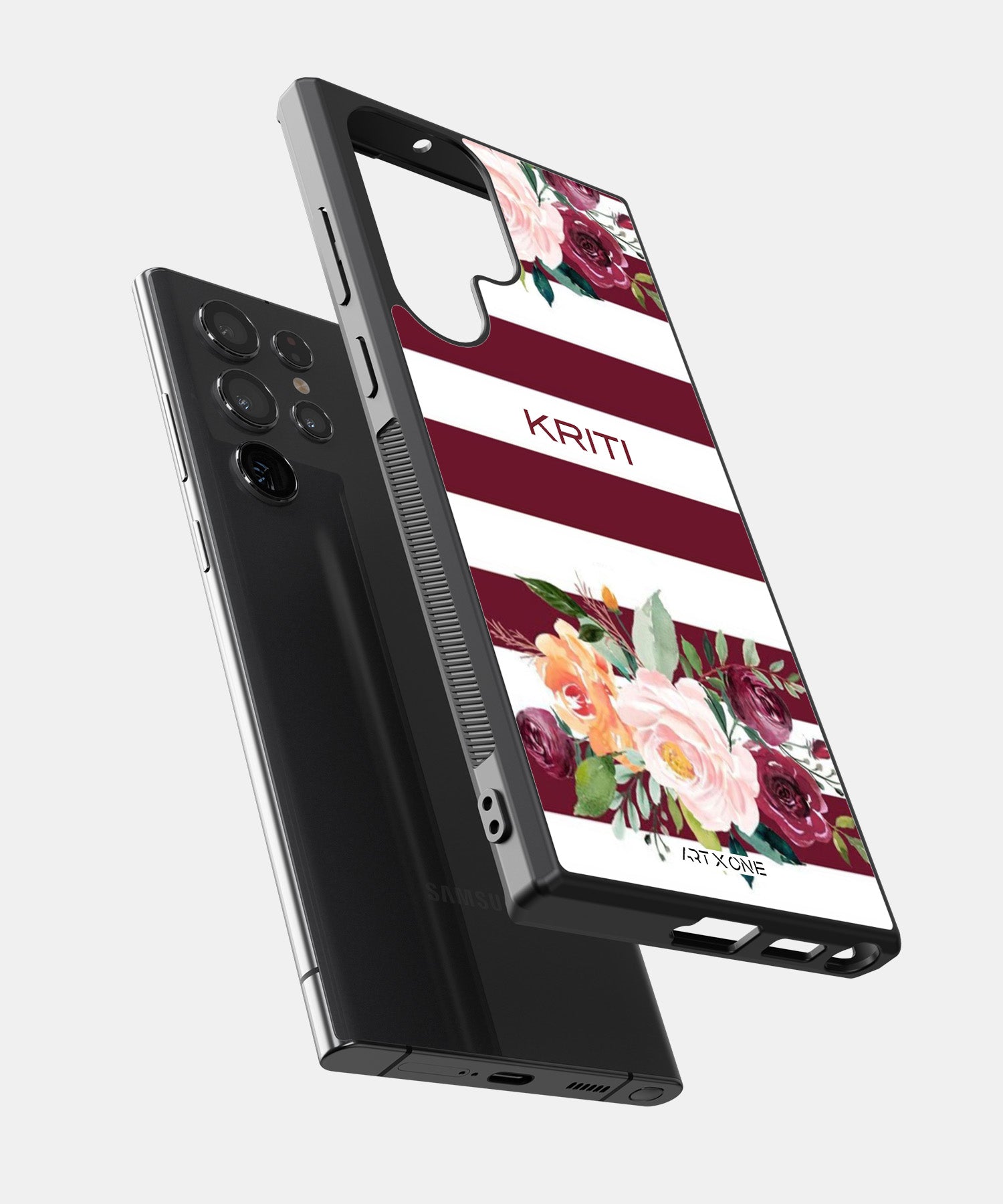 Maroon Blush Mobile Back Cover