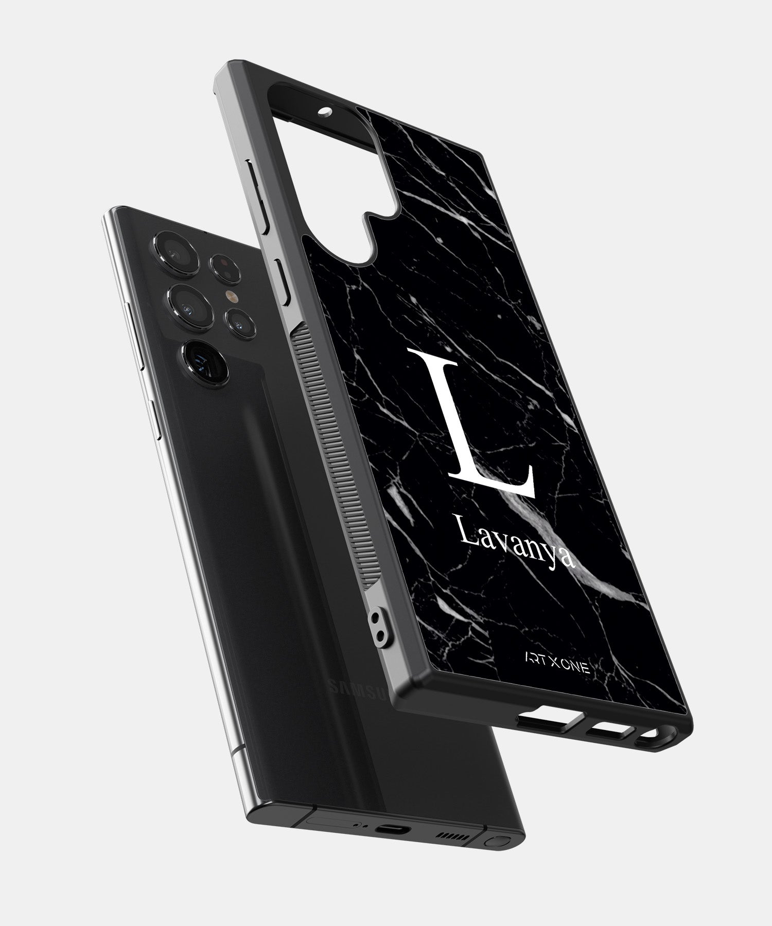 Perfect Black Marble Mobile Back Cover