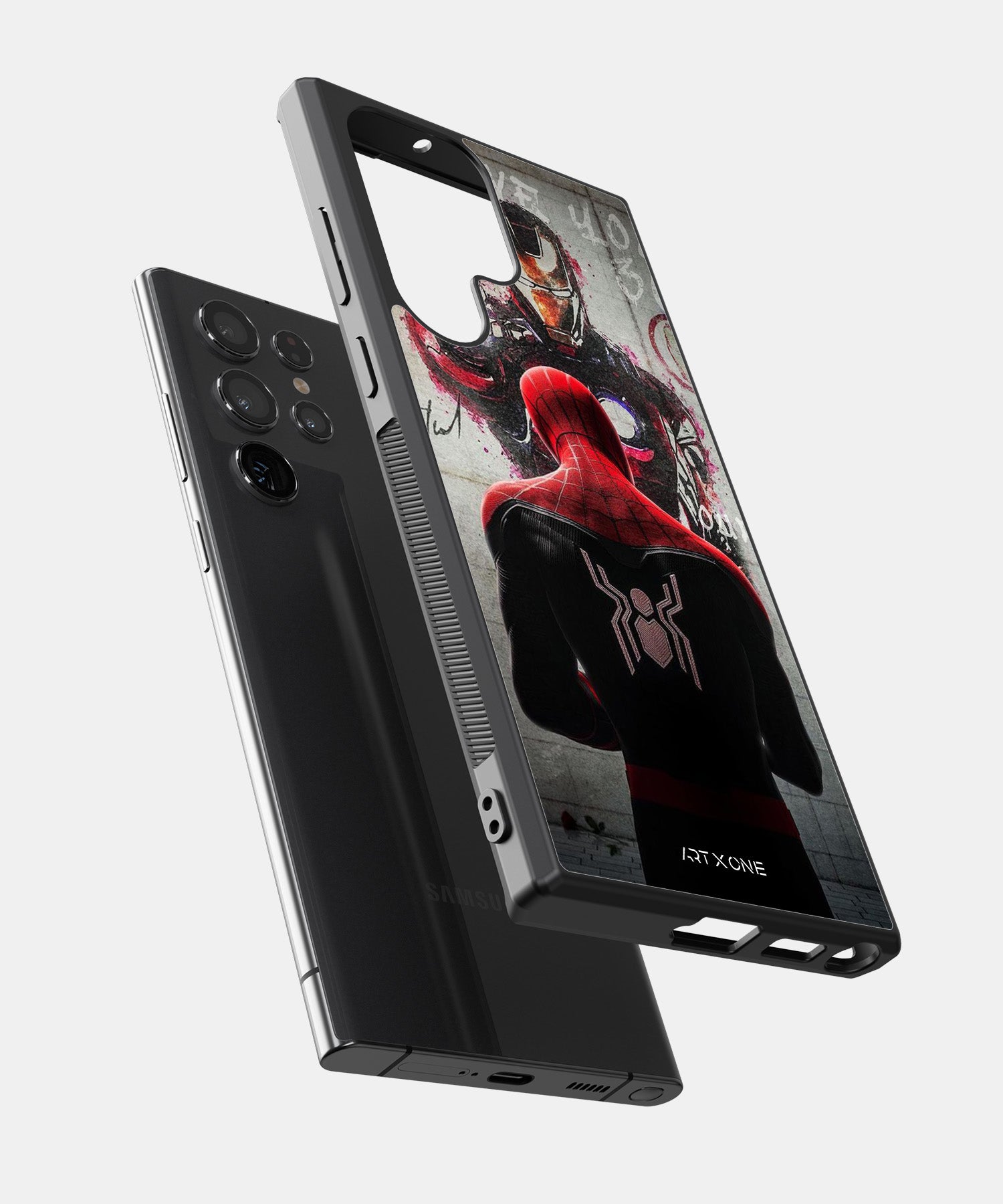 Iron Man X Spiderman Mobile Back Cover