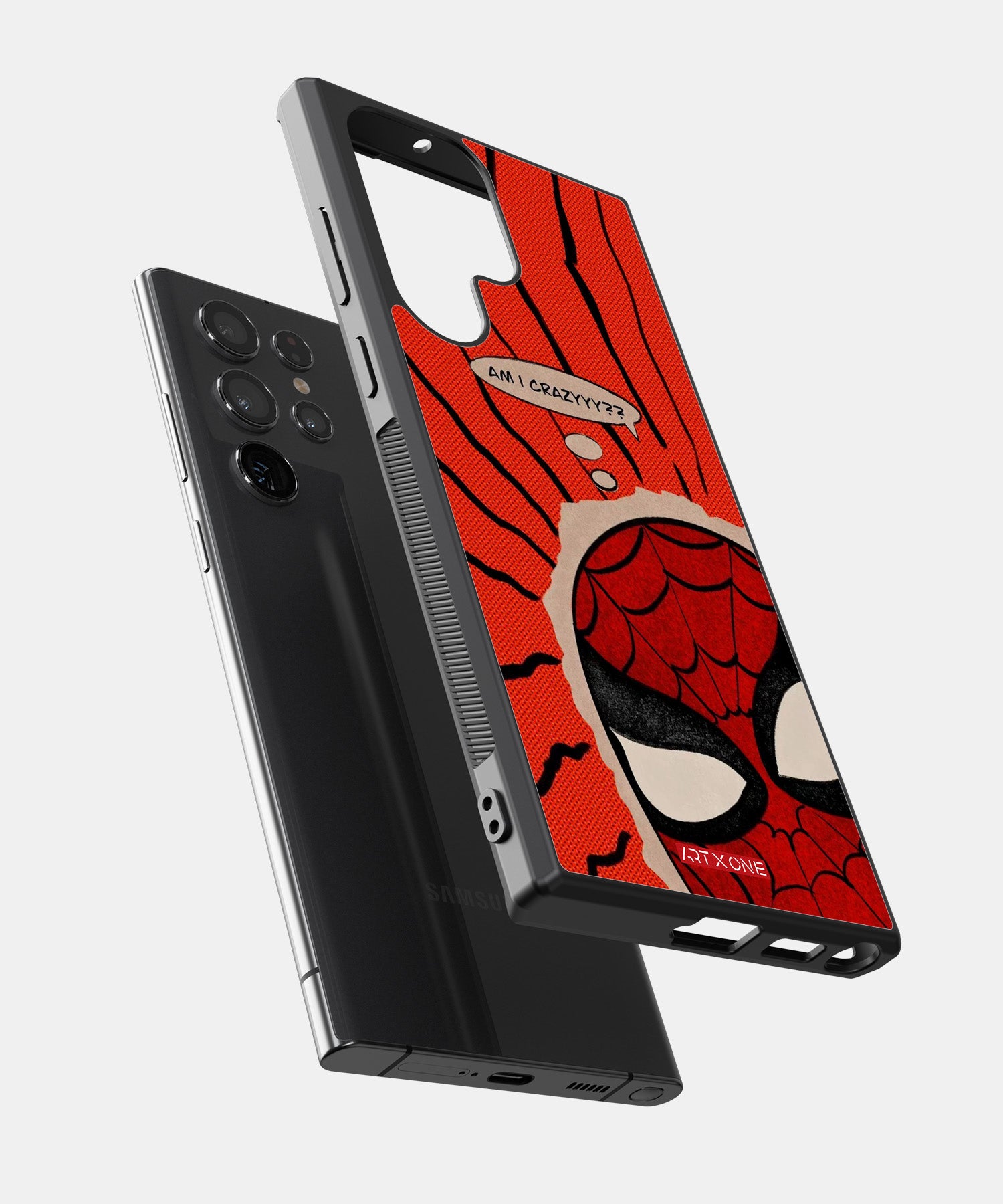 Am I Crazy Spidey Mobile Back Cover