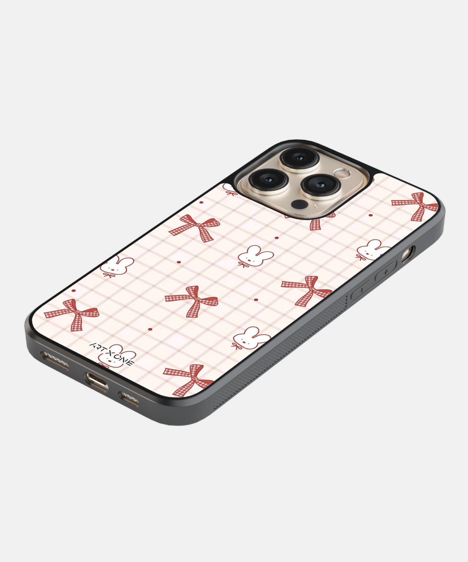 Gingham Hop Mobile Back Cover