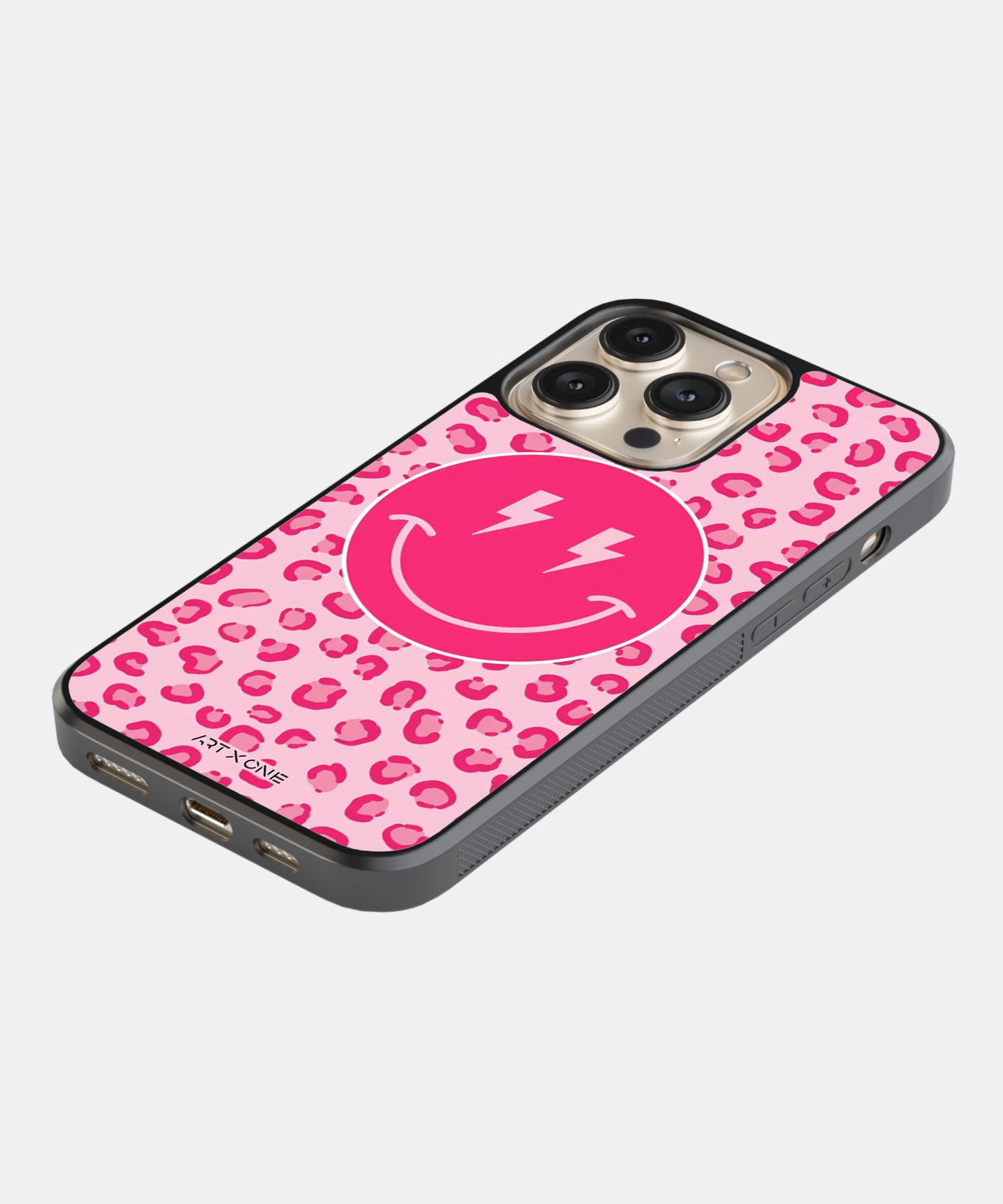 Pink Leopard Smiley