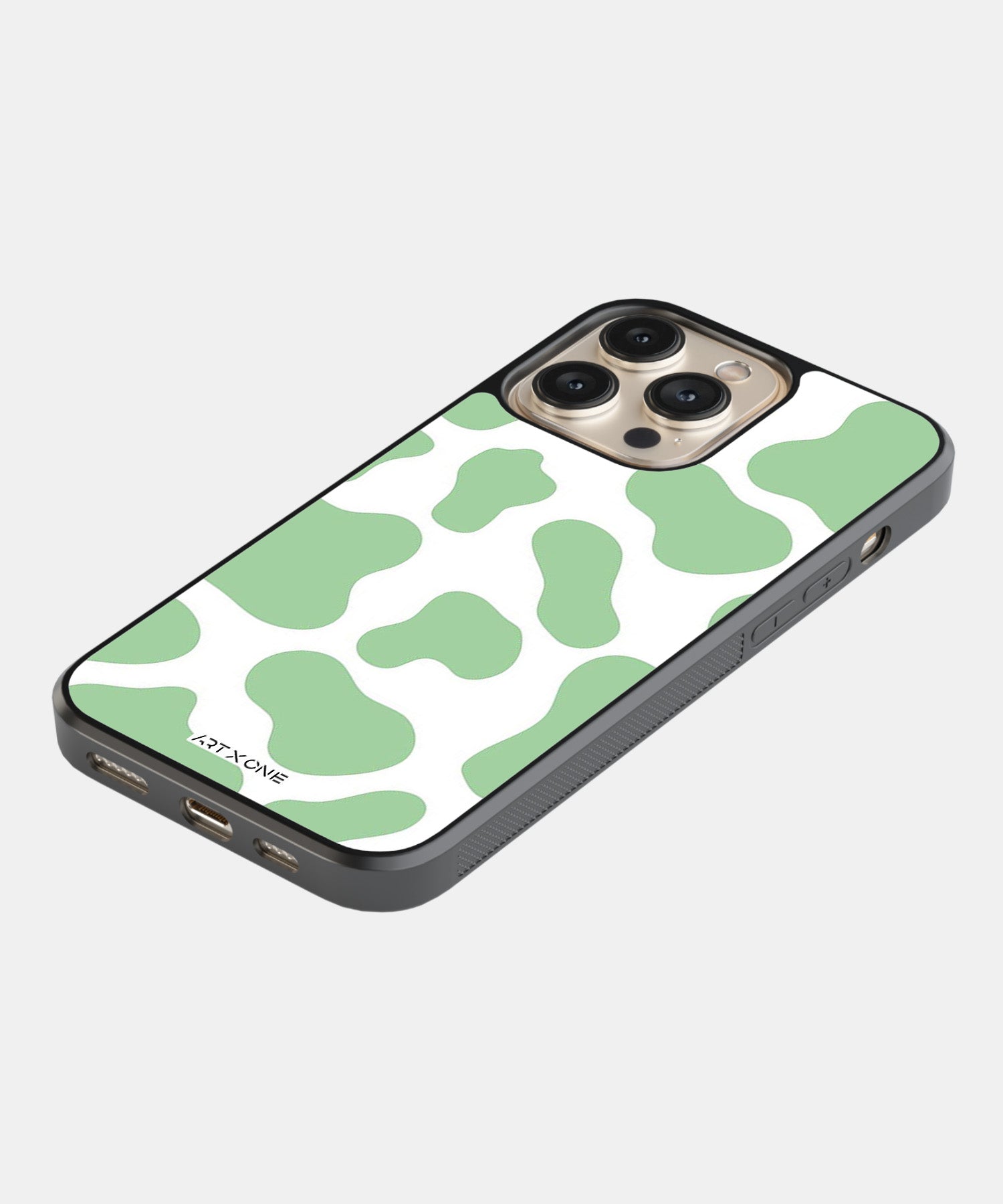 Y2k Green Cow Print