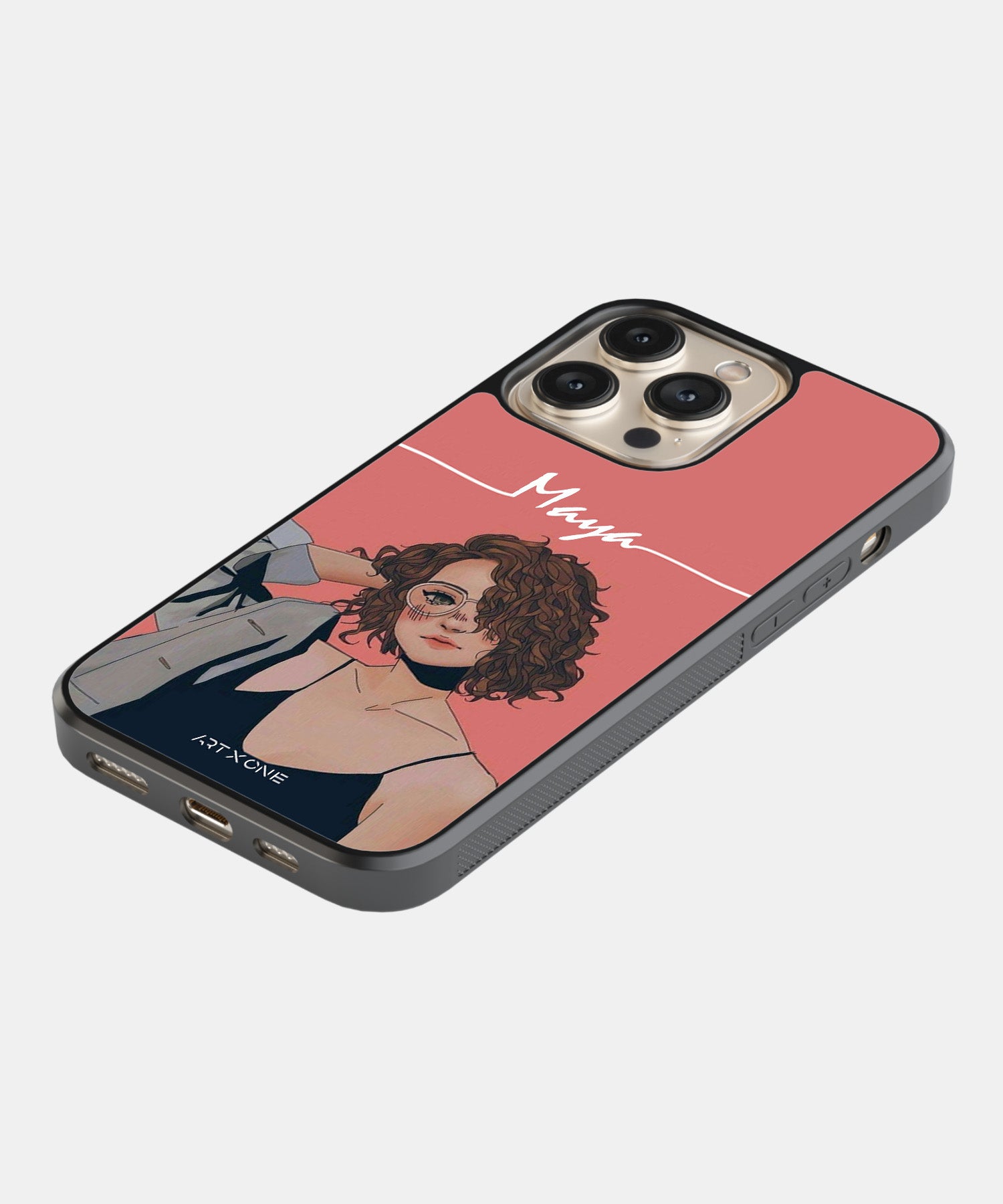 Curly Girl Mobile Back Cover