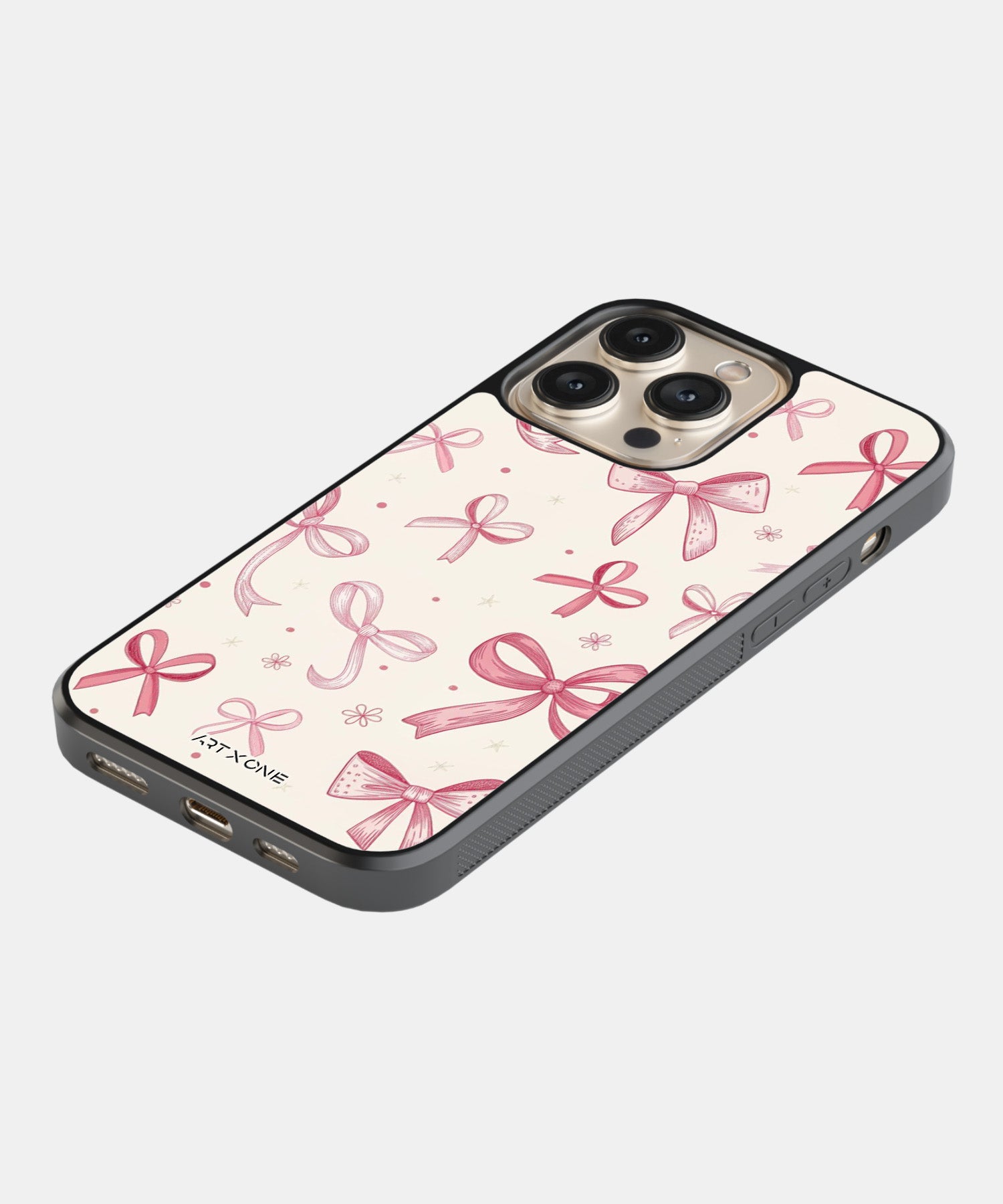 Pink Bows Mobile Back Cover