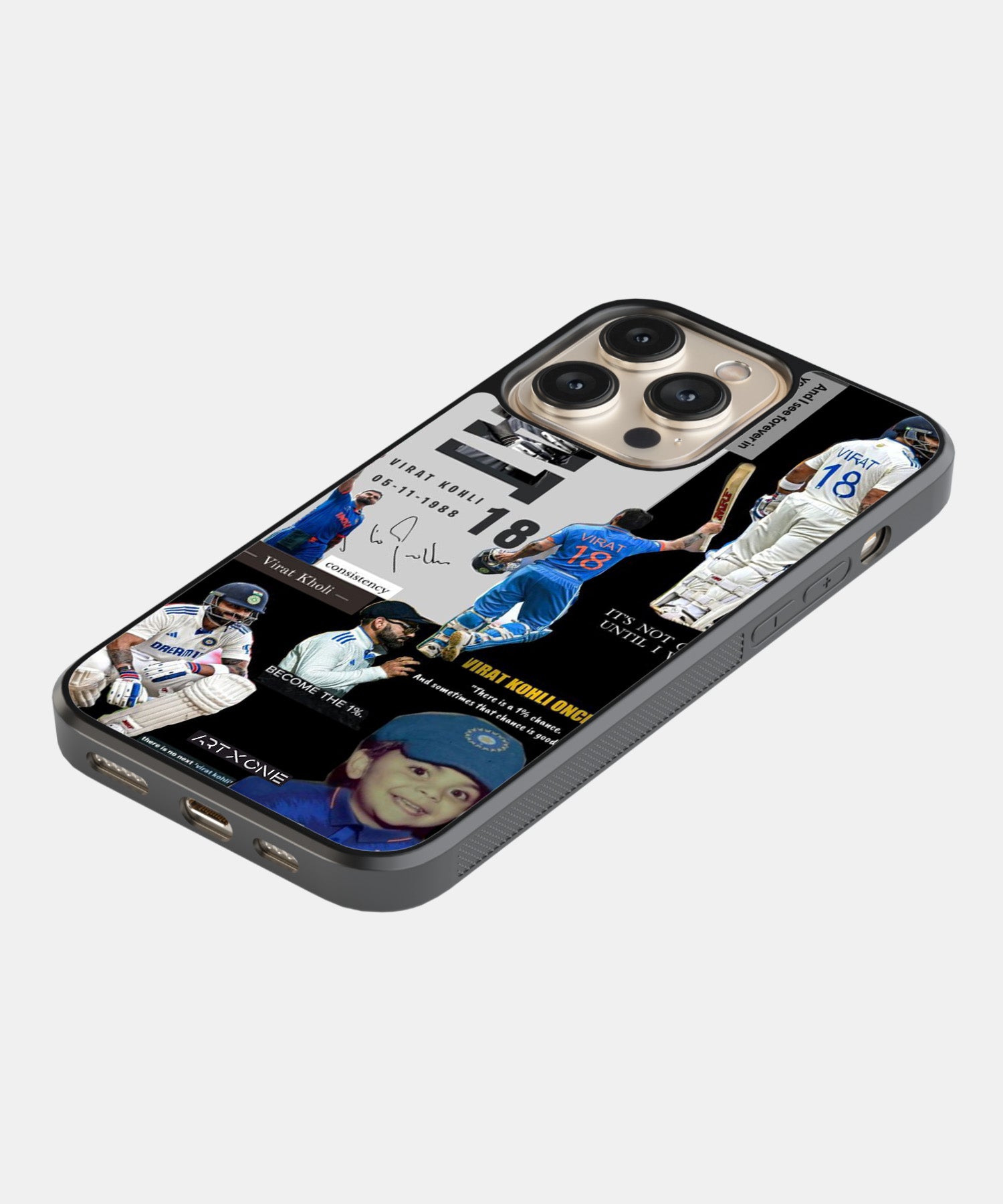 King Kohli Collage Mobile Back Cover