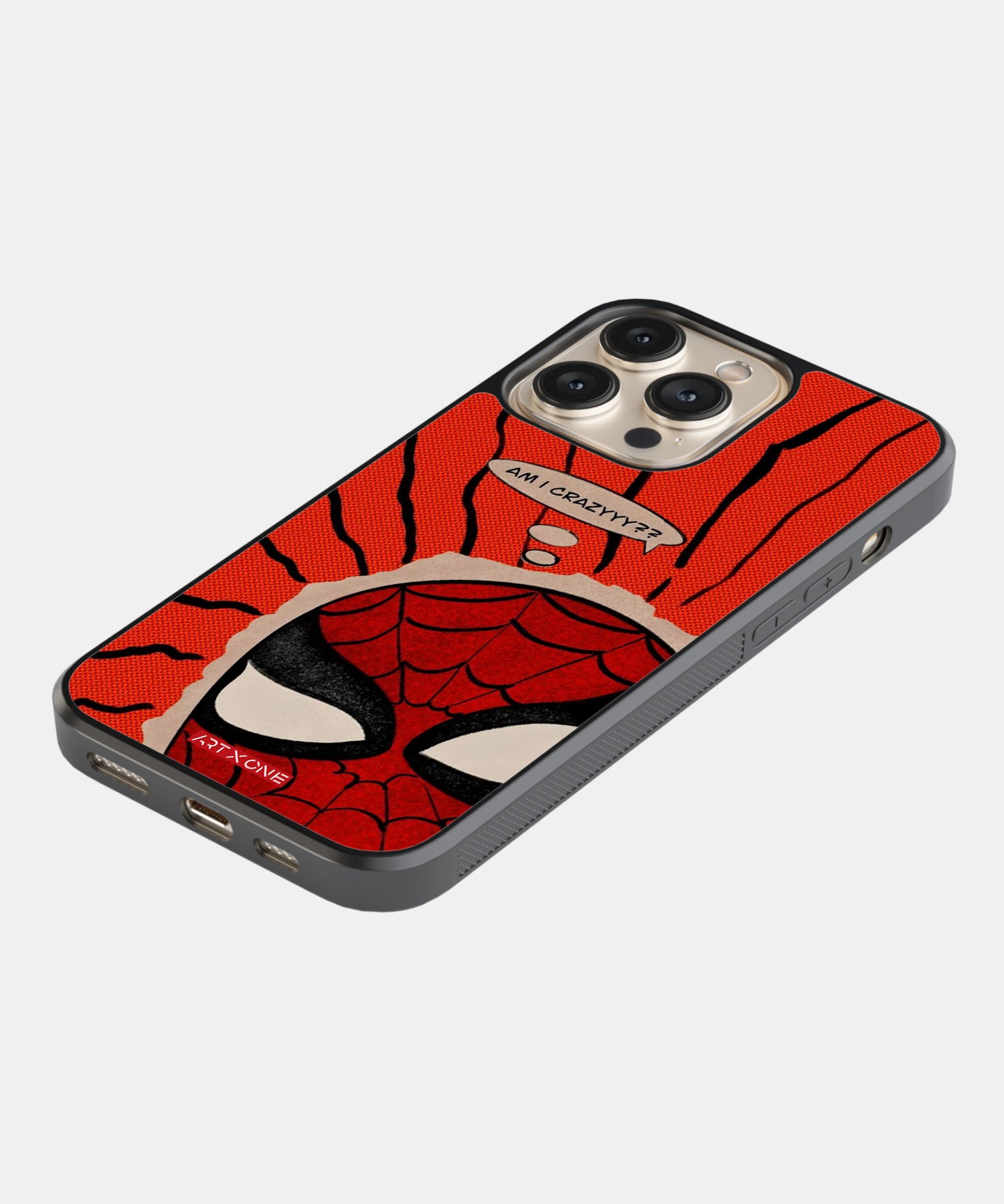 Am I Crazy Spidey Mobile Back Cover