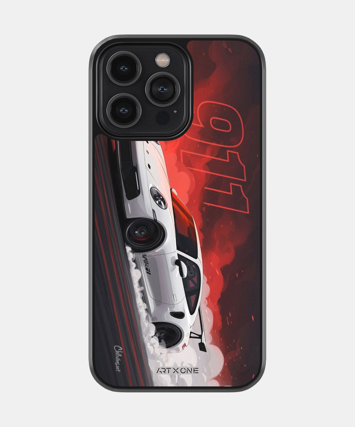 Sports Car  (White 911) Mobile Back Cover