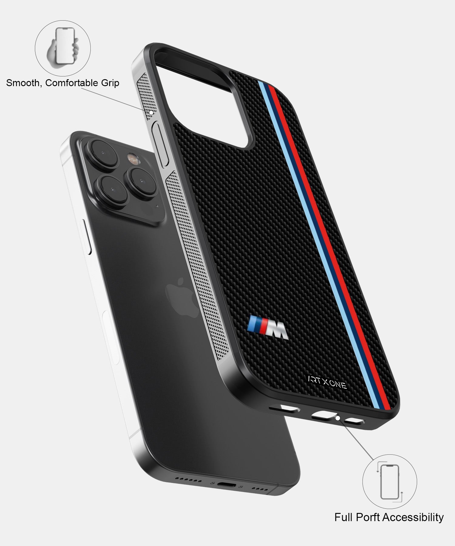 BMW Carbon Fibre Mobile Back Cover