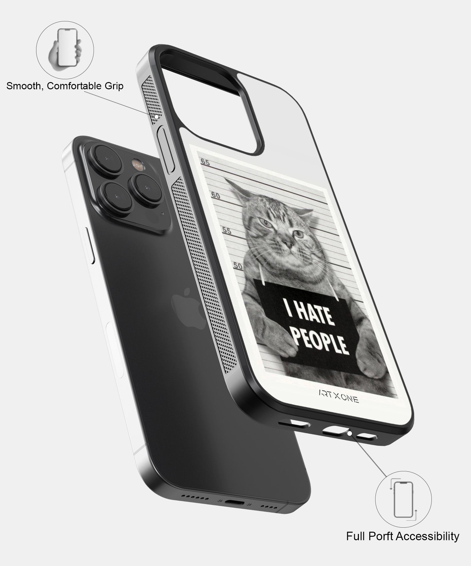 Hating Hoomans! Mobile Back Cover