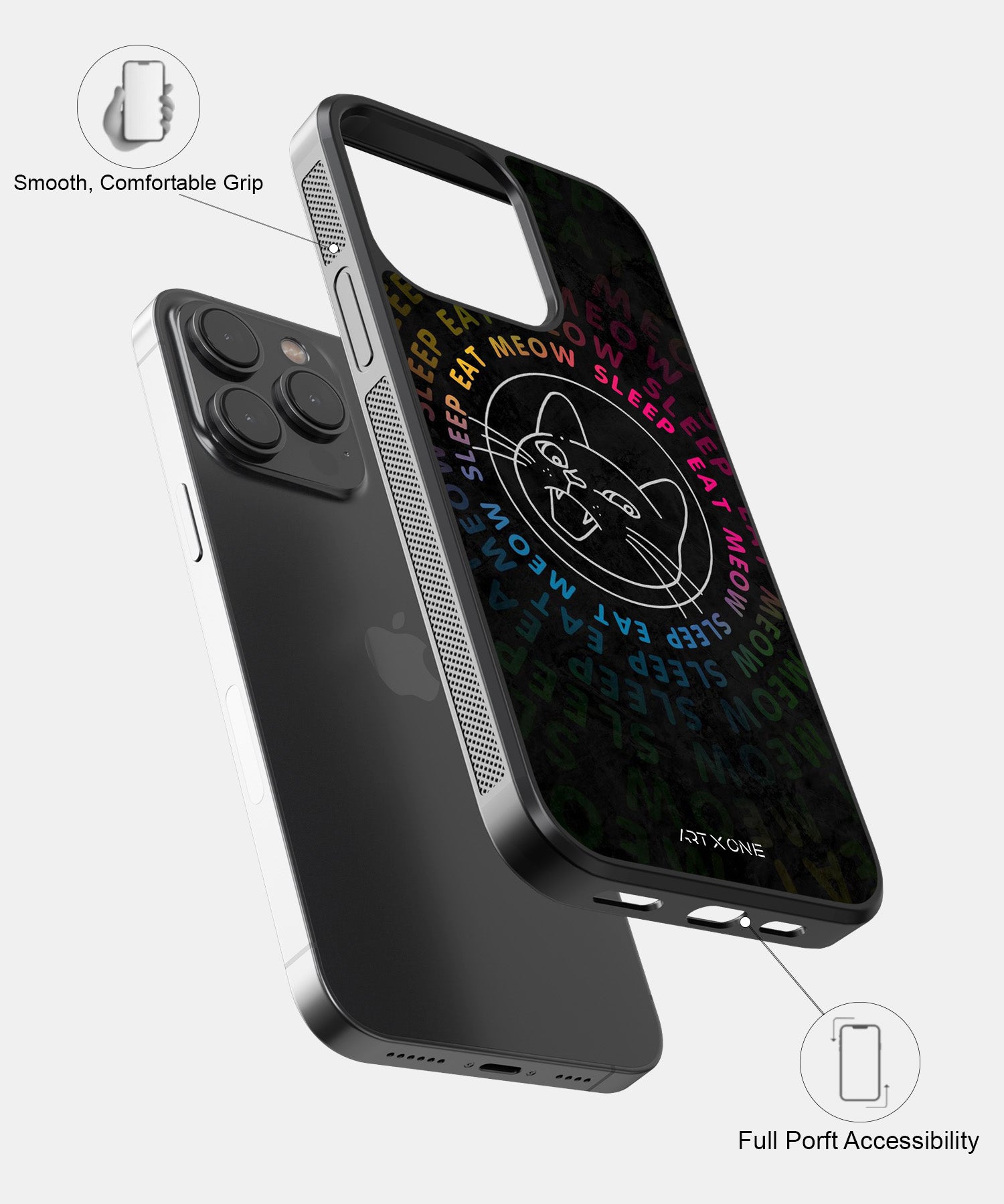 Eat Meow Sleep Mobile Back Cover