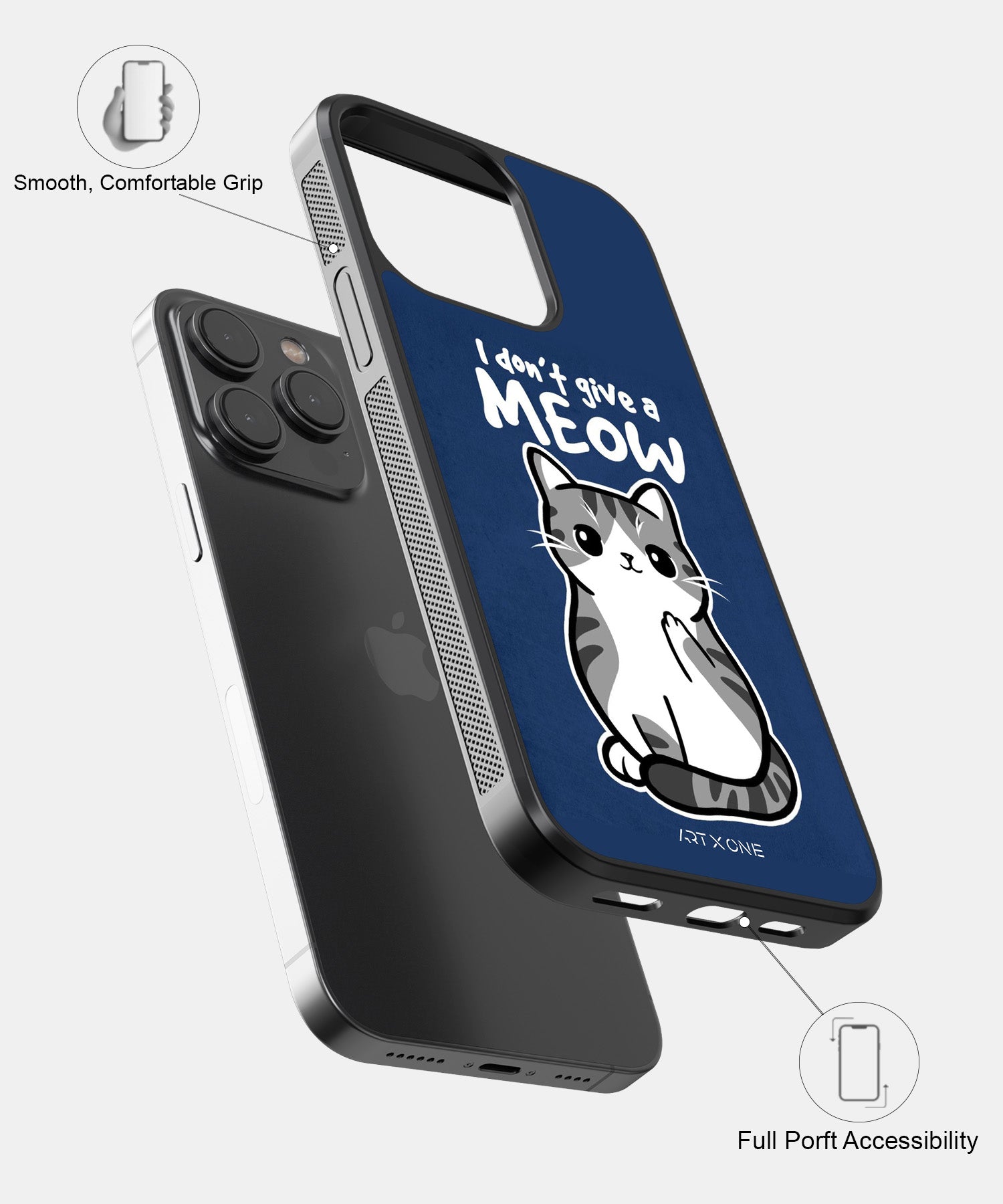 Don't give a Meow Mobile Back Cover