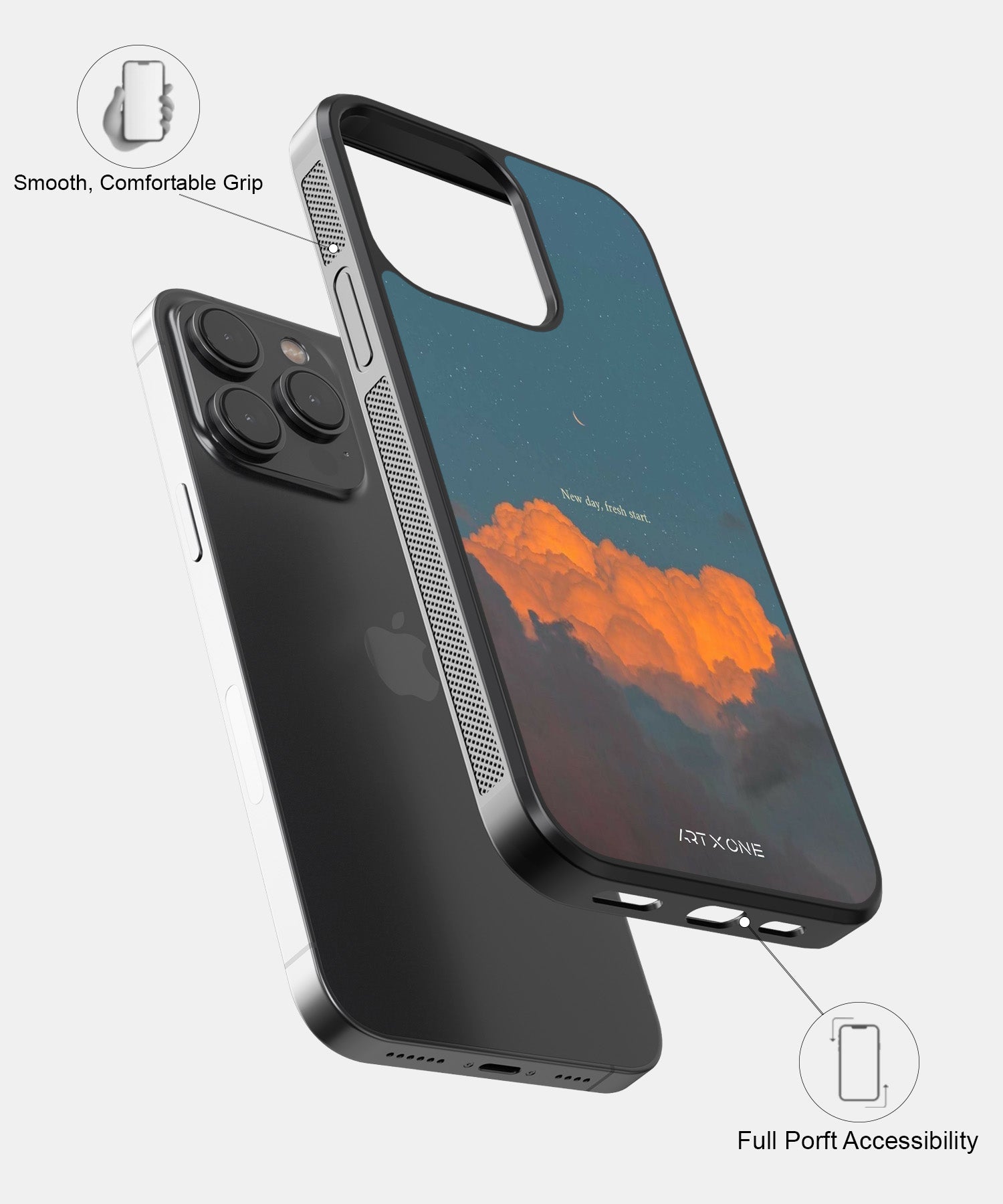 New Day, Fresh Start! Mobile Back Cover