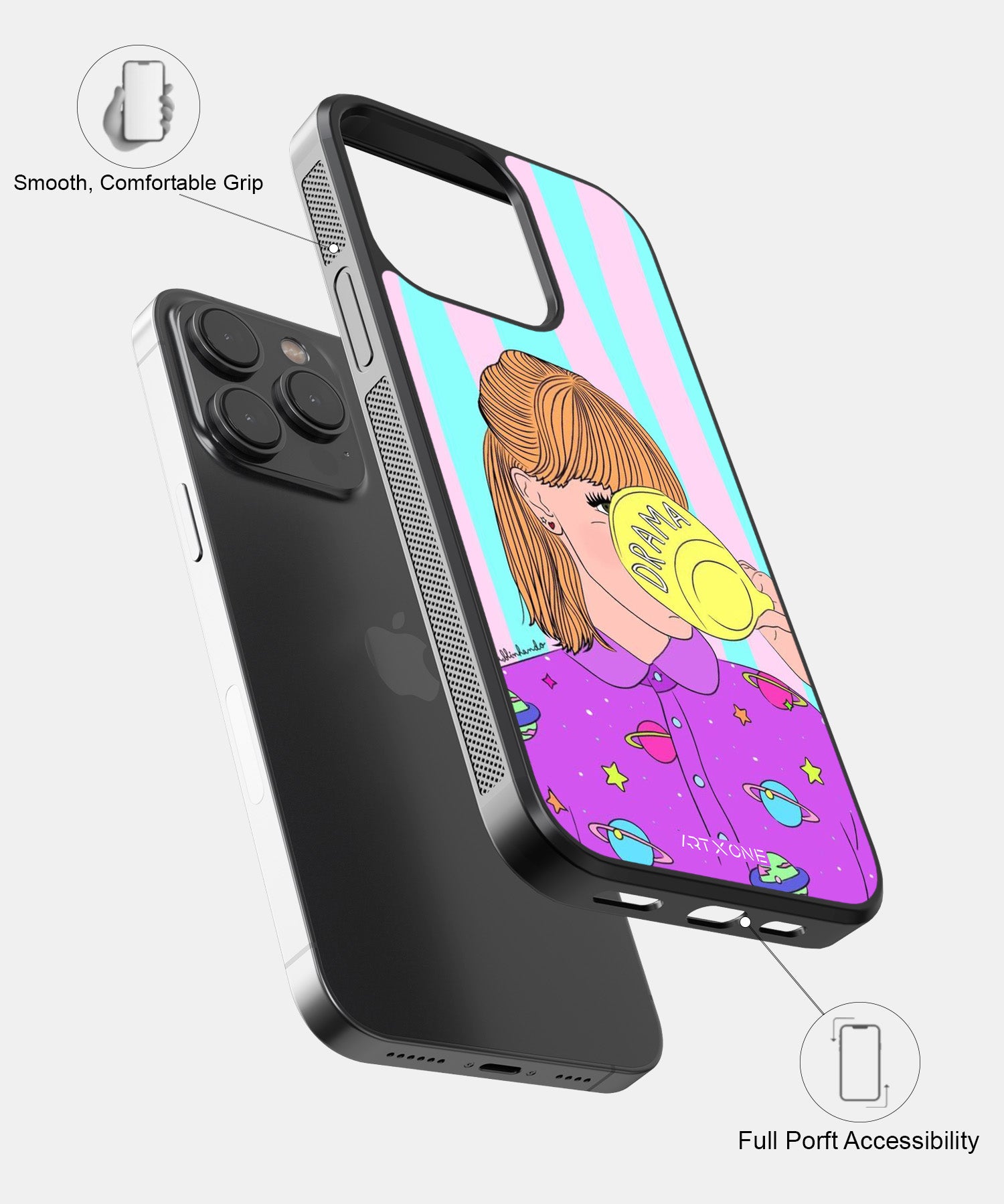 Drama Cup Mobile Back Cover