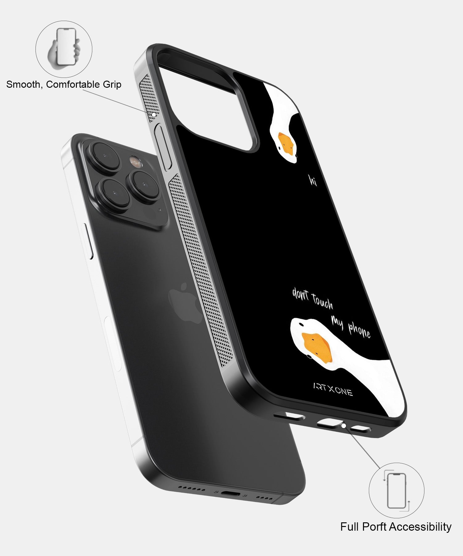 Don't Touch My Phone! Mobile Back Cover