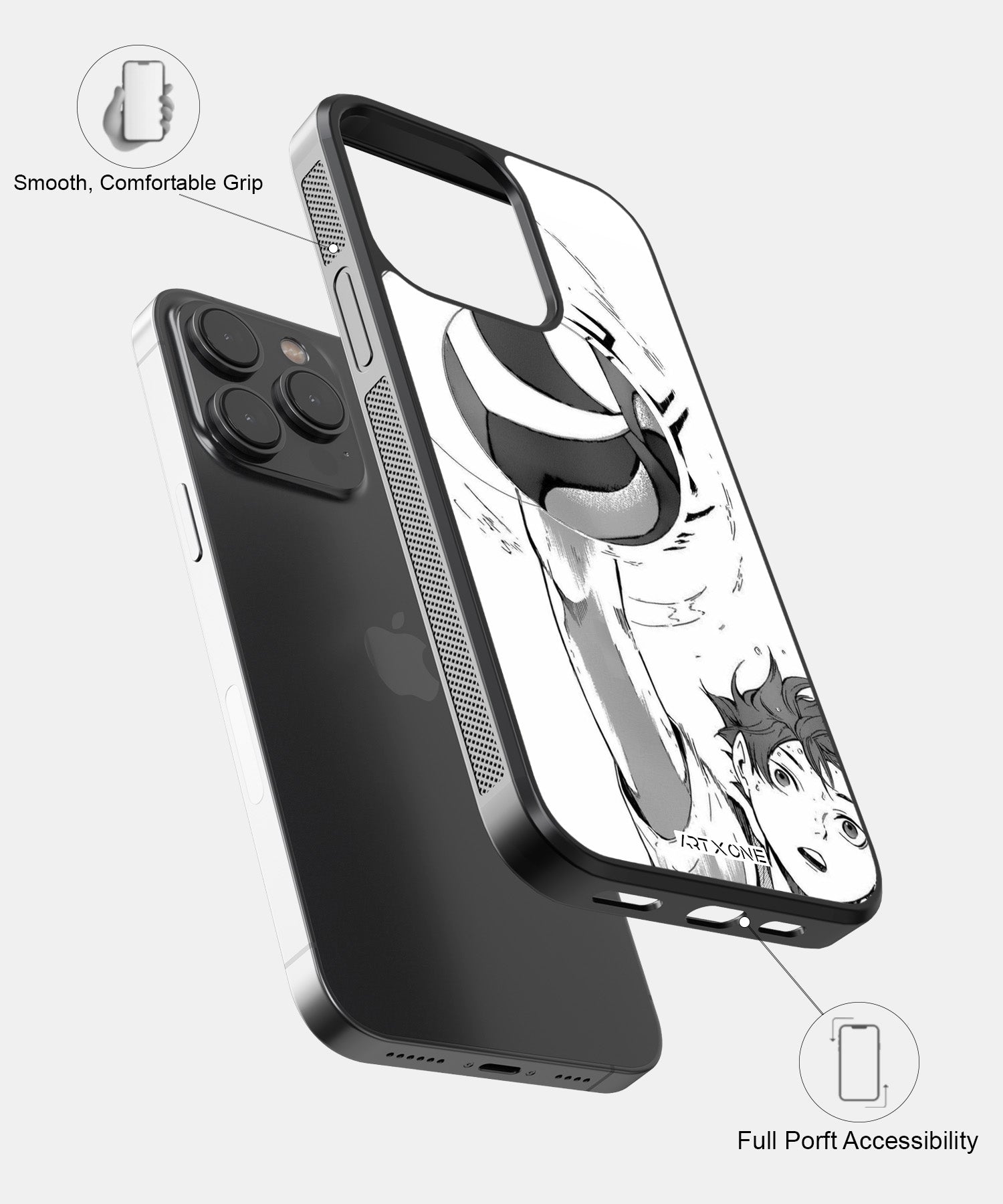 Haikyuu Monotone Mobile Back Cover